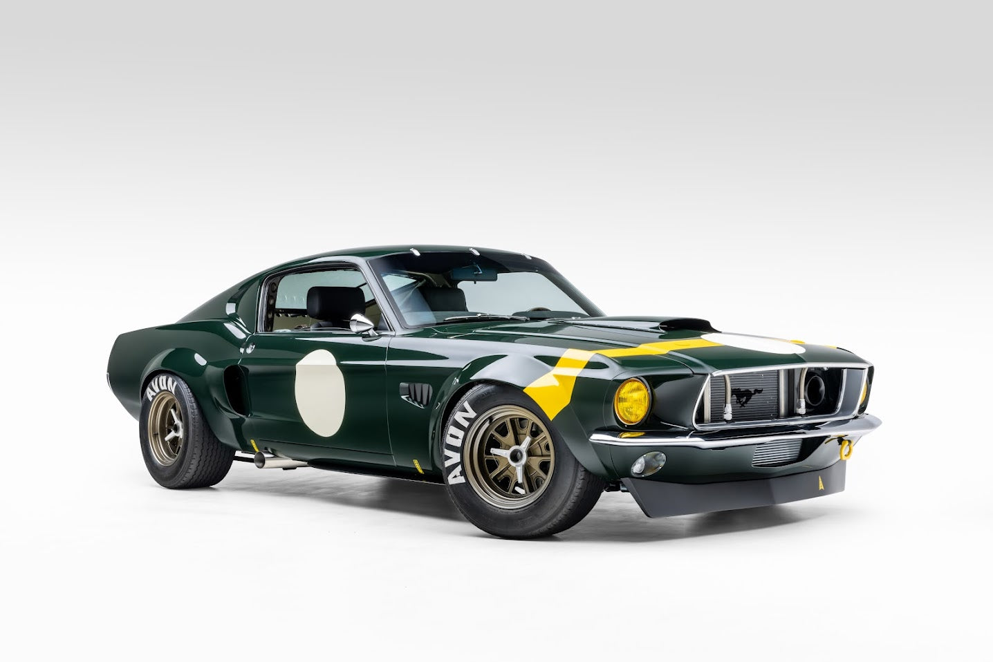 1967–1968 Mustang Flush-Mount Glass Kit — DOT, Trimless, American-Made (Fastback & Coupe)