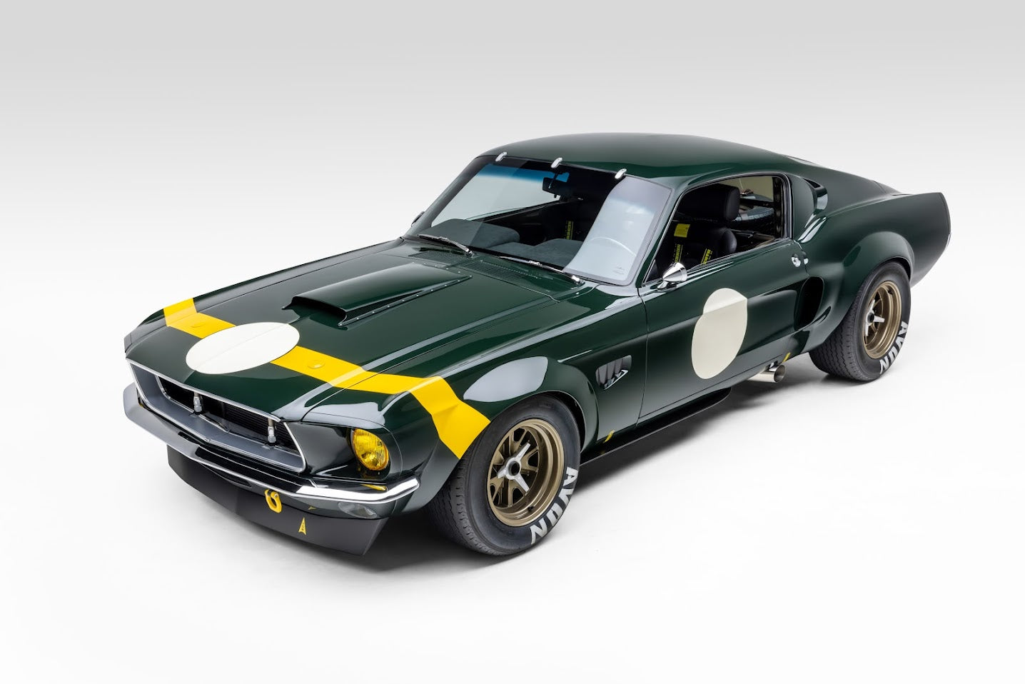 1967–1968 Mustang Flush-Mount Glass Kit — DOT, Trimless, American-Made (Fastback & Coupe)