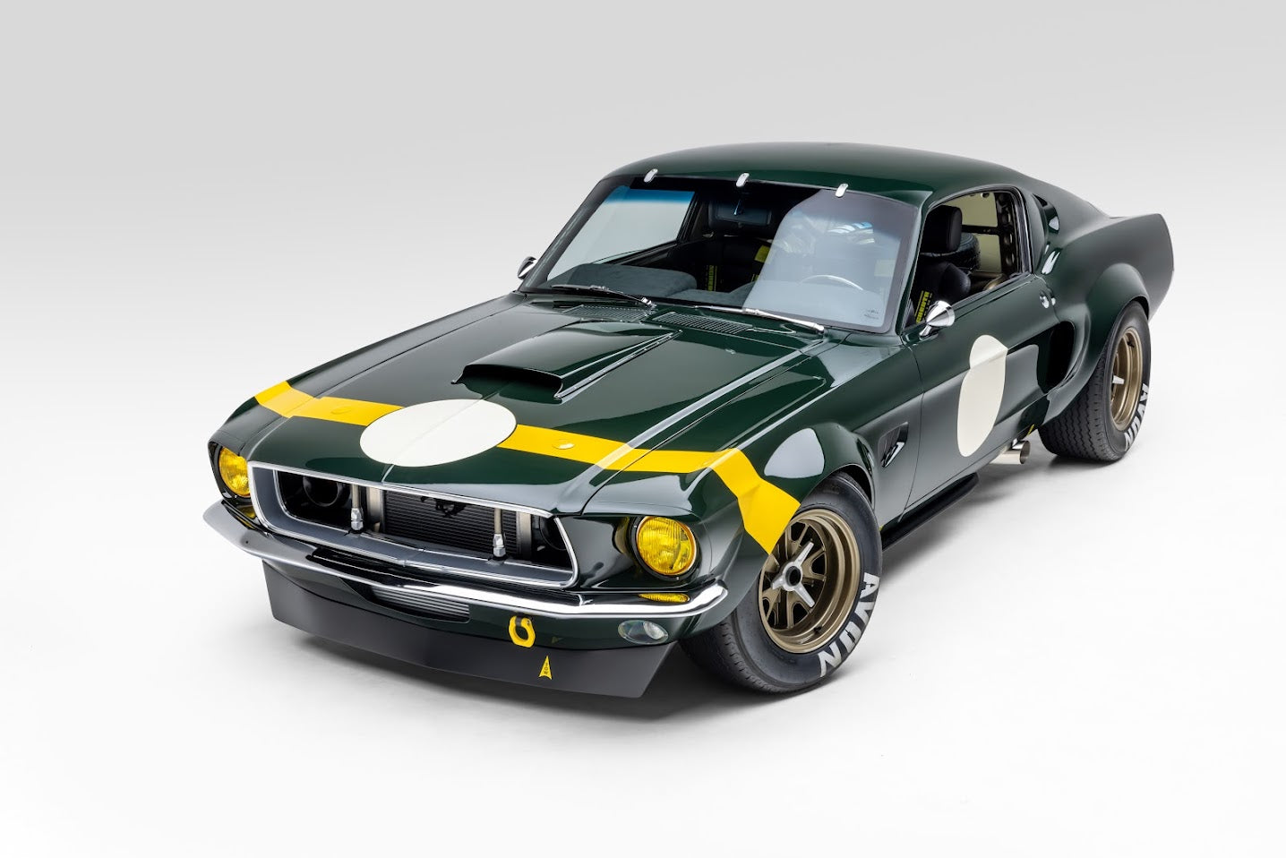 1967–1968 Mustang Flush-Mount Glass Kit — DOT, Trimless, American-Made (Fastback & Coupe)