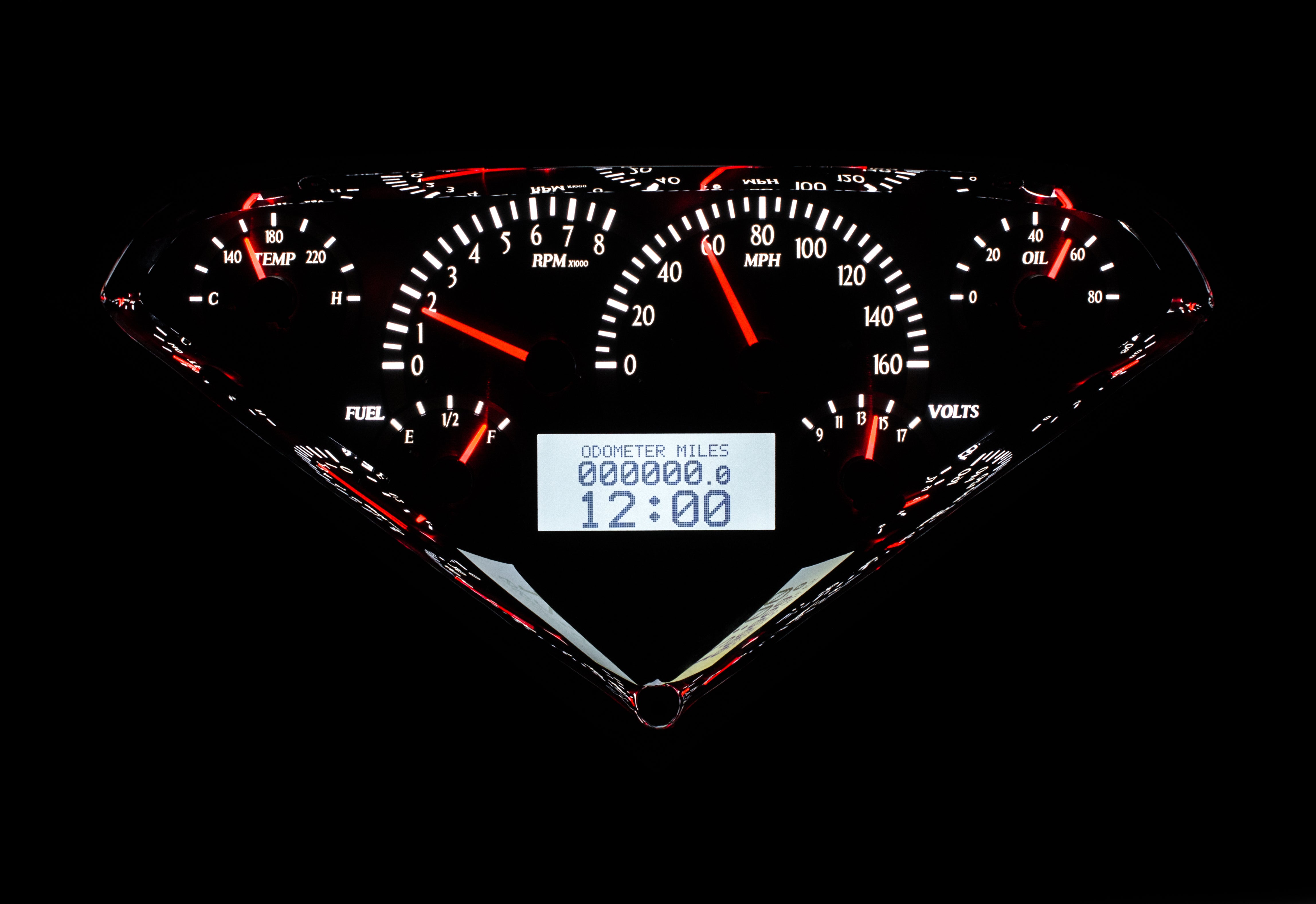 Dakota Digital VHX-55C-PU — 1955–1959 Chevy/GMC Truck VHX Instrument System