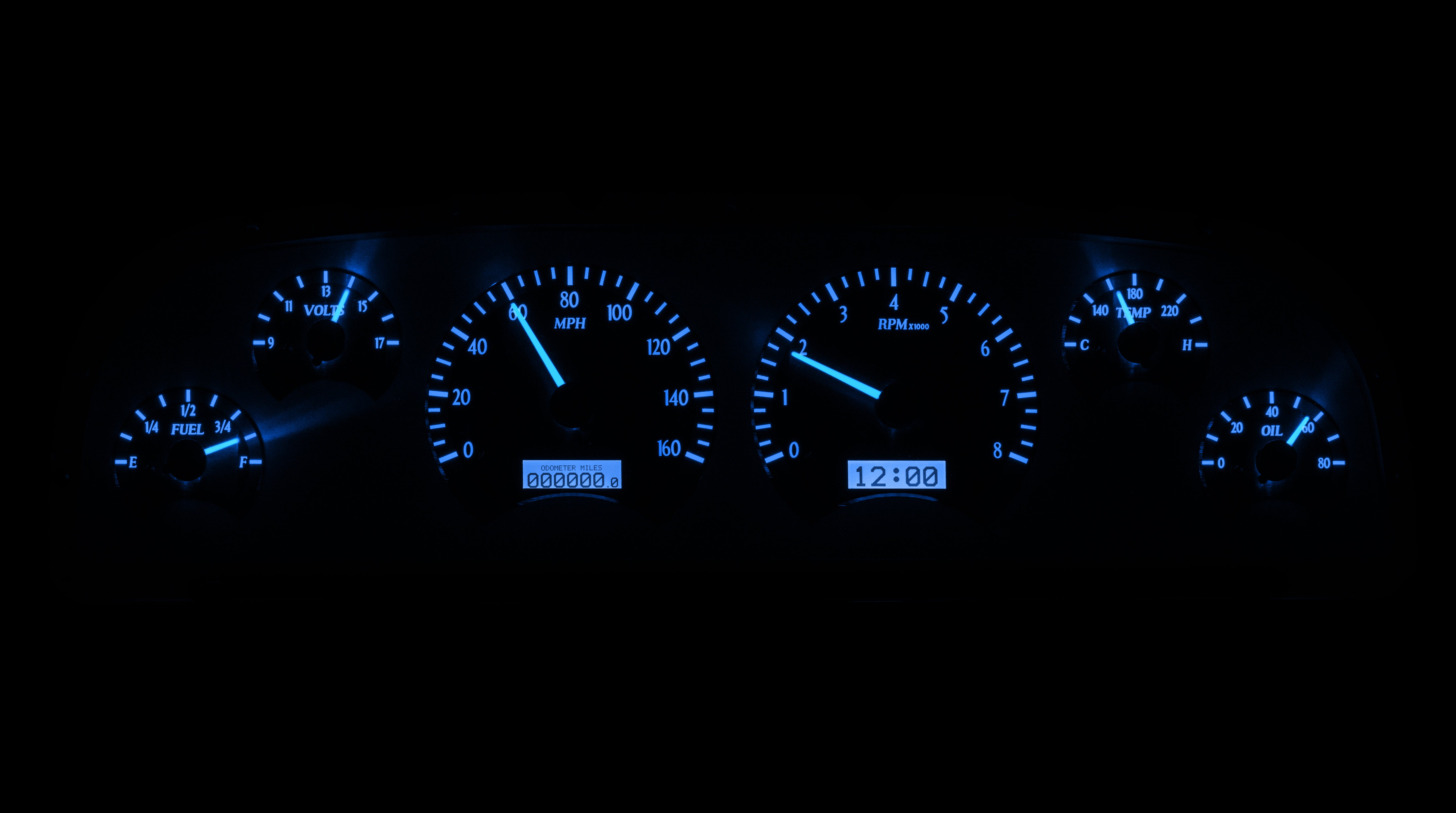 Dakota Digital VHX-60C-PU — 1960–1963 Chevy/GMC Truck VHX Instrument System