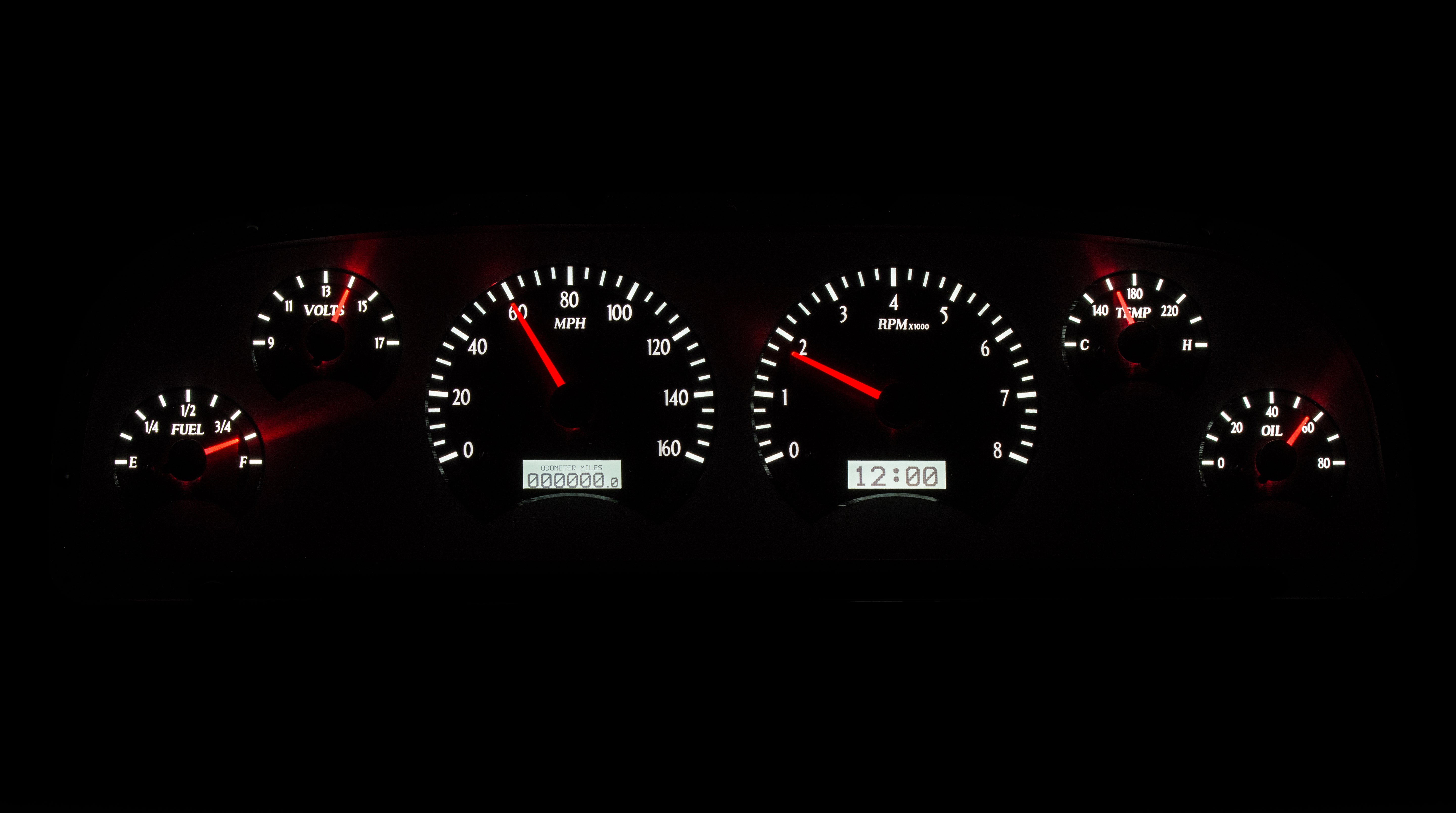 Dakota Digital VHX-60C-PU — 1960–1963 Chevy/GMC Truck VHX Instrument System