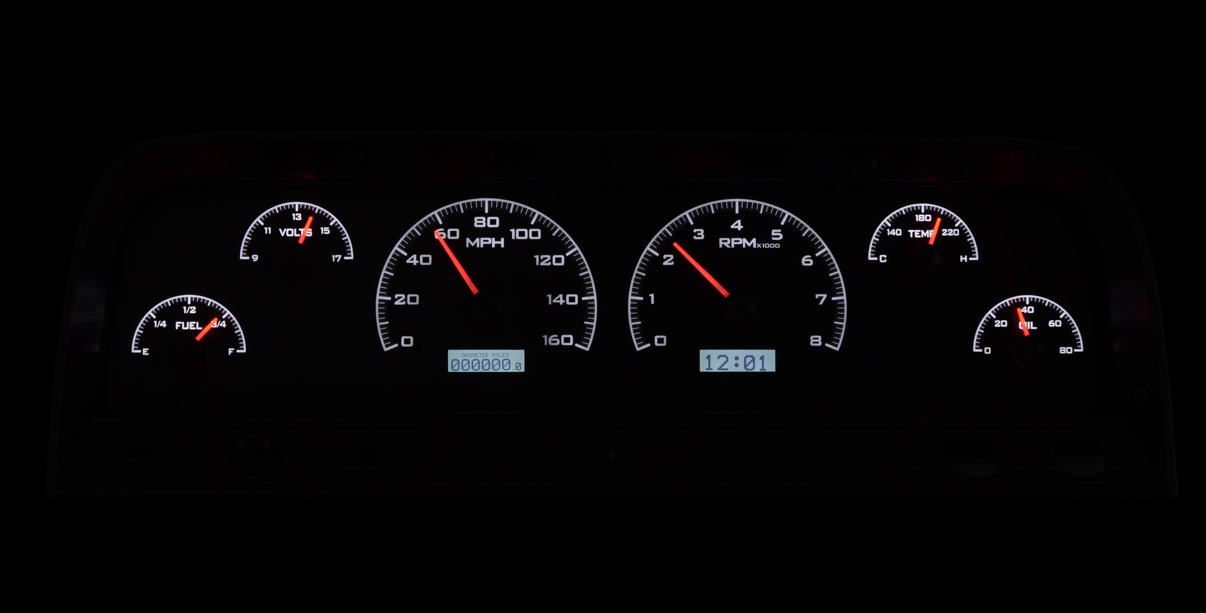 Dakota Digital VHX-64C-PU — 1964–1966 Chevy/GMC Truck VHX Instrument System