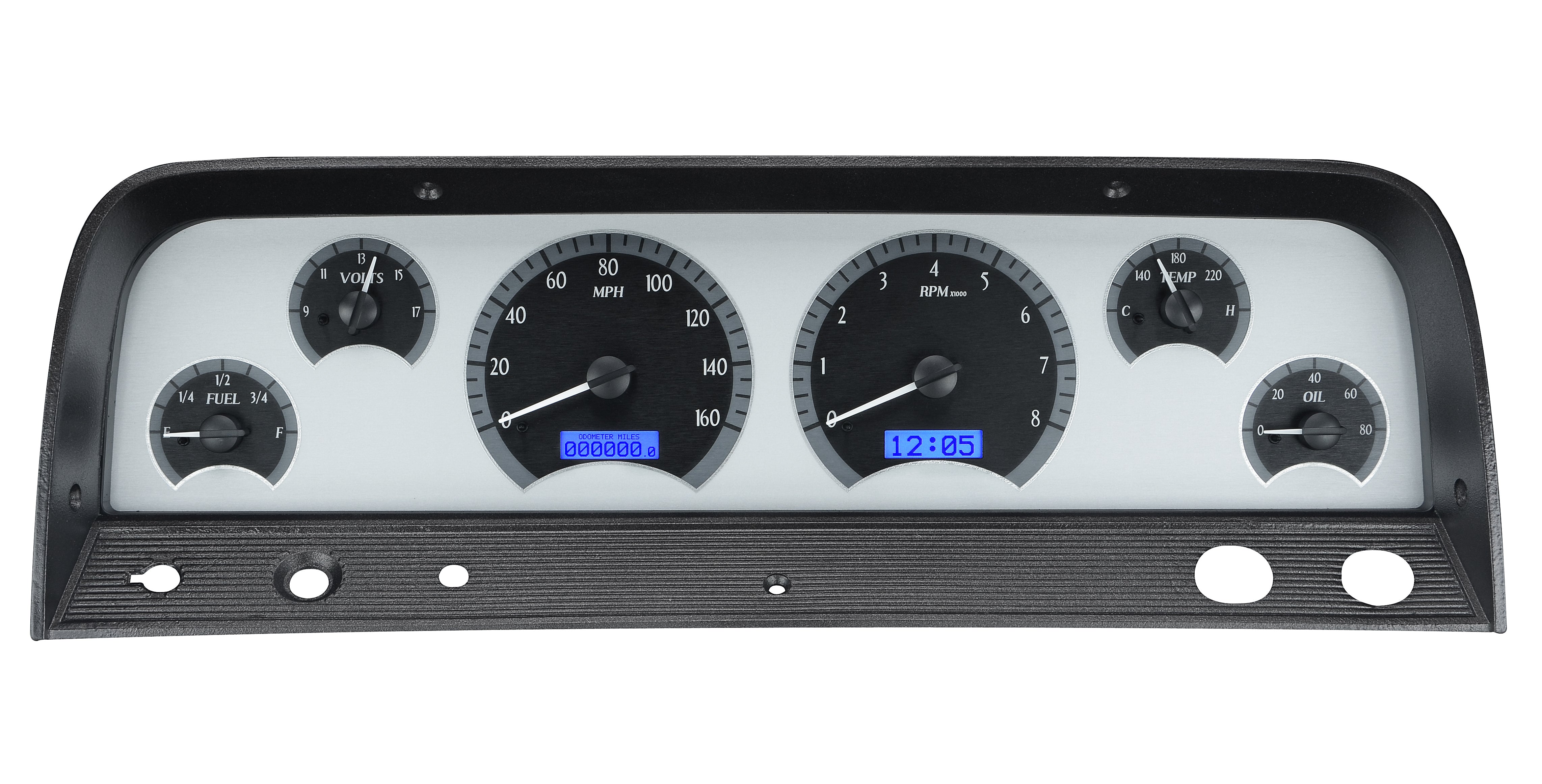 Dakota Digital VHX-64C-PU — 1964–1966 Chevy/GMC Truck VHX Instrument System