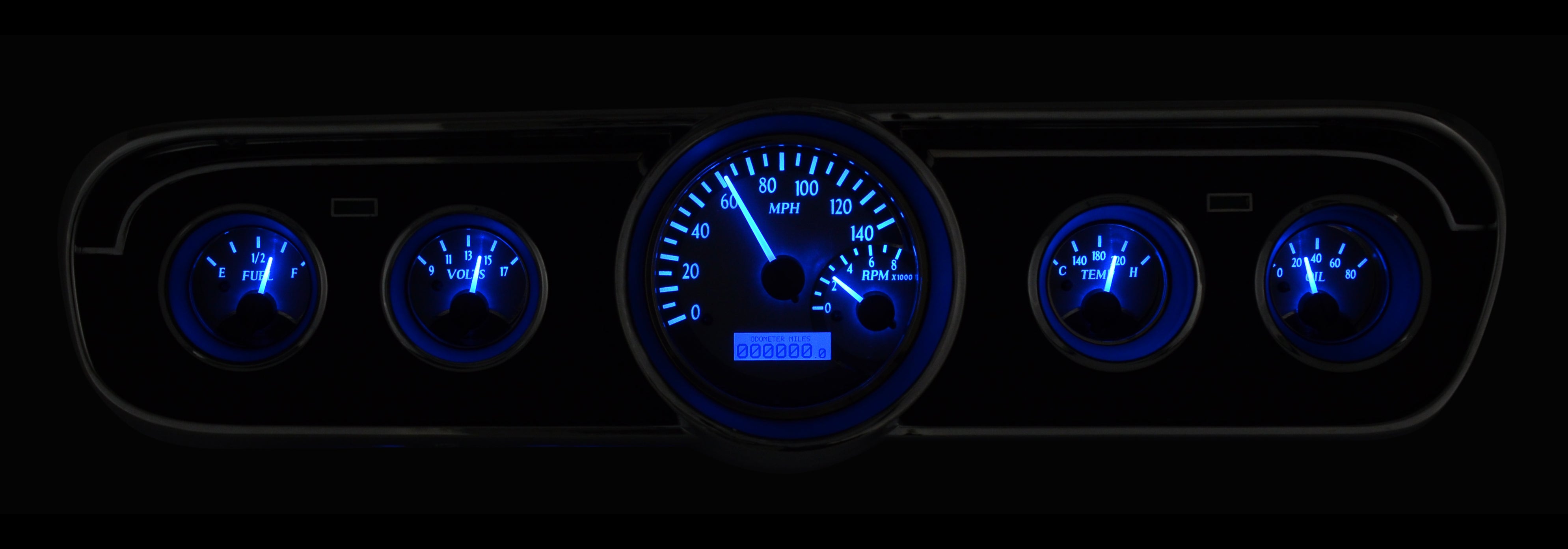 Dakota Digital VHX-65F-MUS — 1964.5–1966 Ford Mustang VHX Instrument System