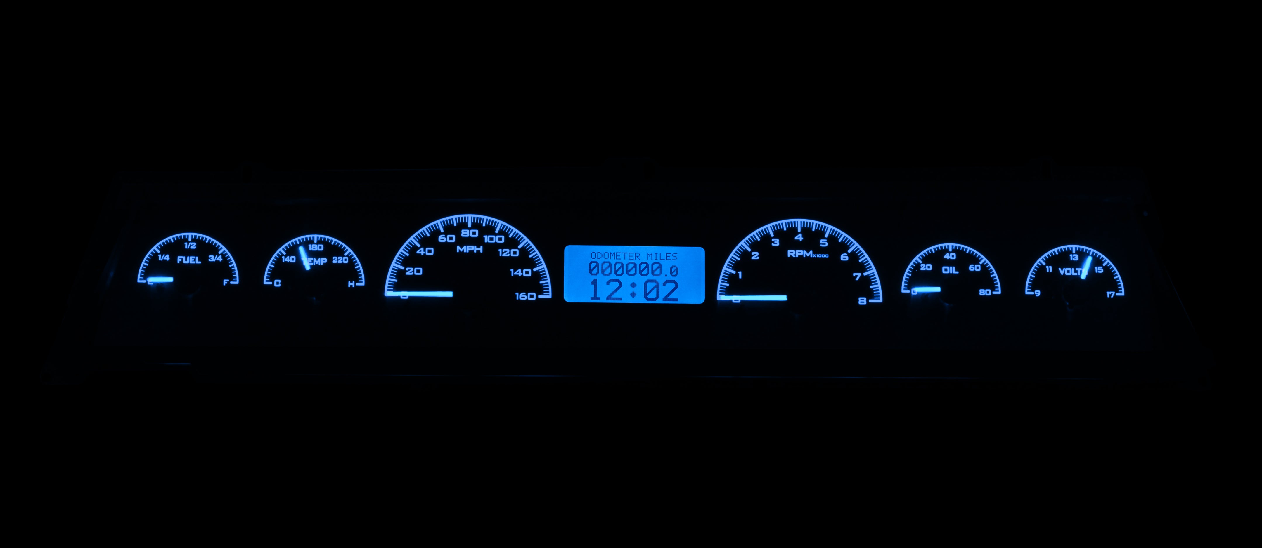 Dakota Digital VHX-66C-CVL — 1966–67 Chevy Chevelle / El Camino VHX Gauge Kit