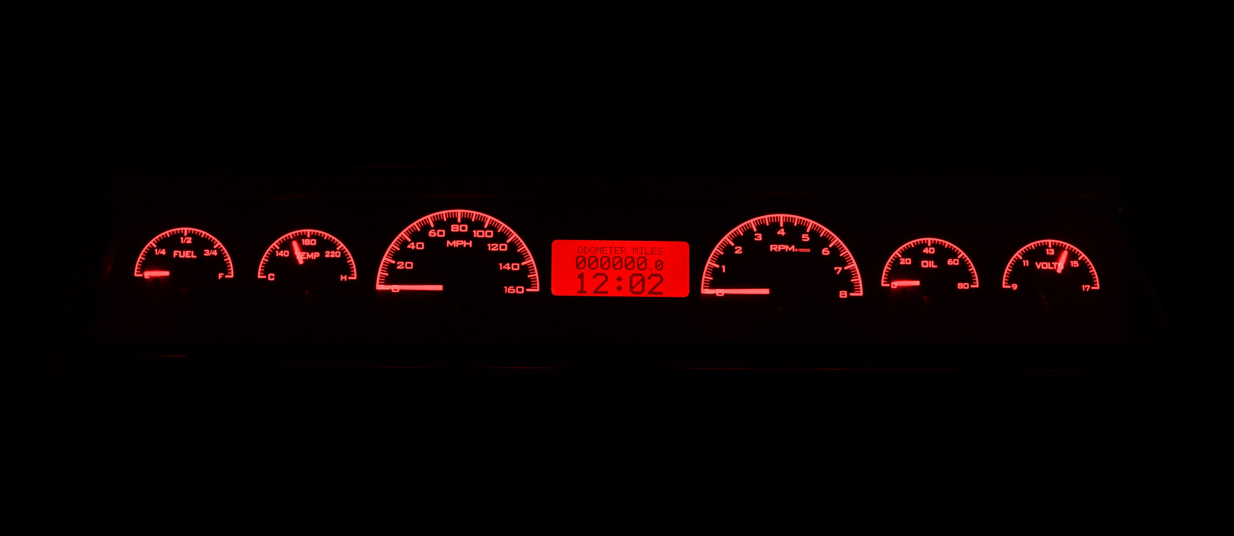 Dakota Digital VHX-66C-CVL — 1966–67 Chevy Chevelle / El Camino VHX Gauge Kit