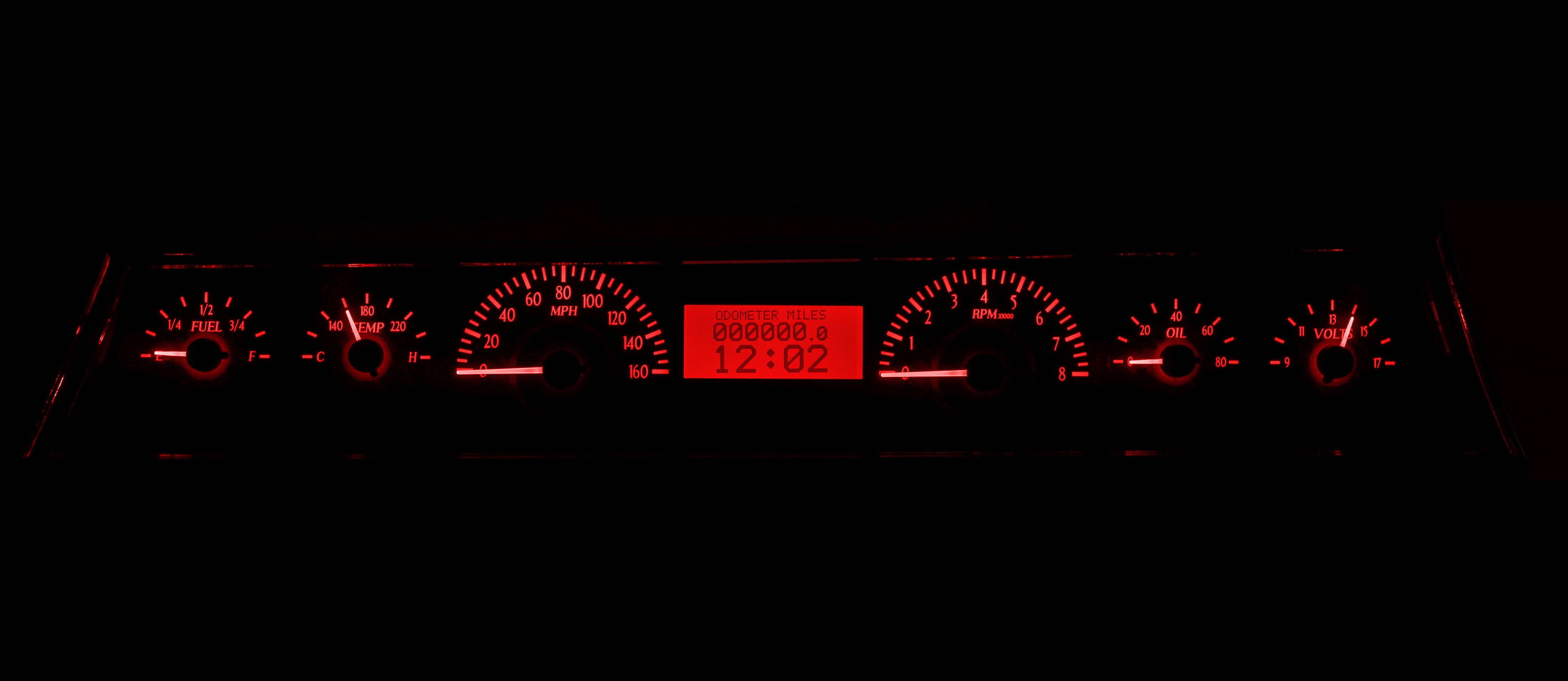 Dakota Digital VHX-66C-CVL — 1966–67 Chevy Chevelle / El Camino VHX Gauge Kit