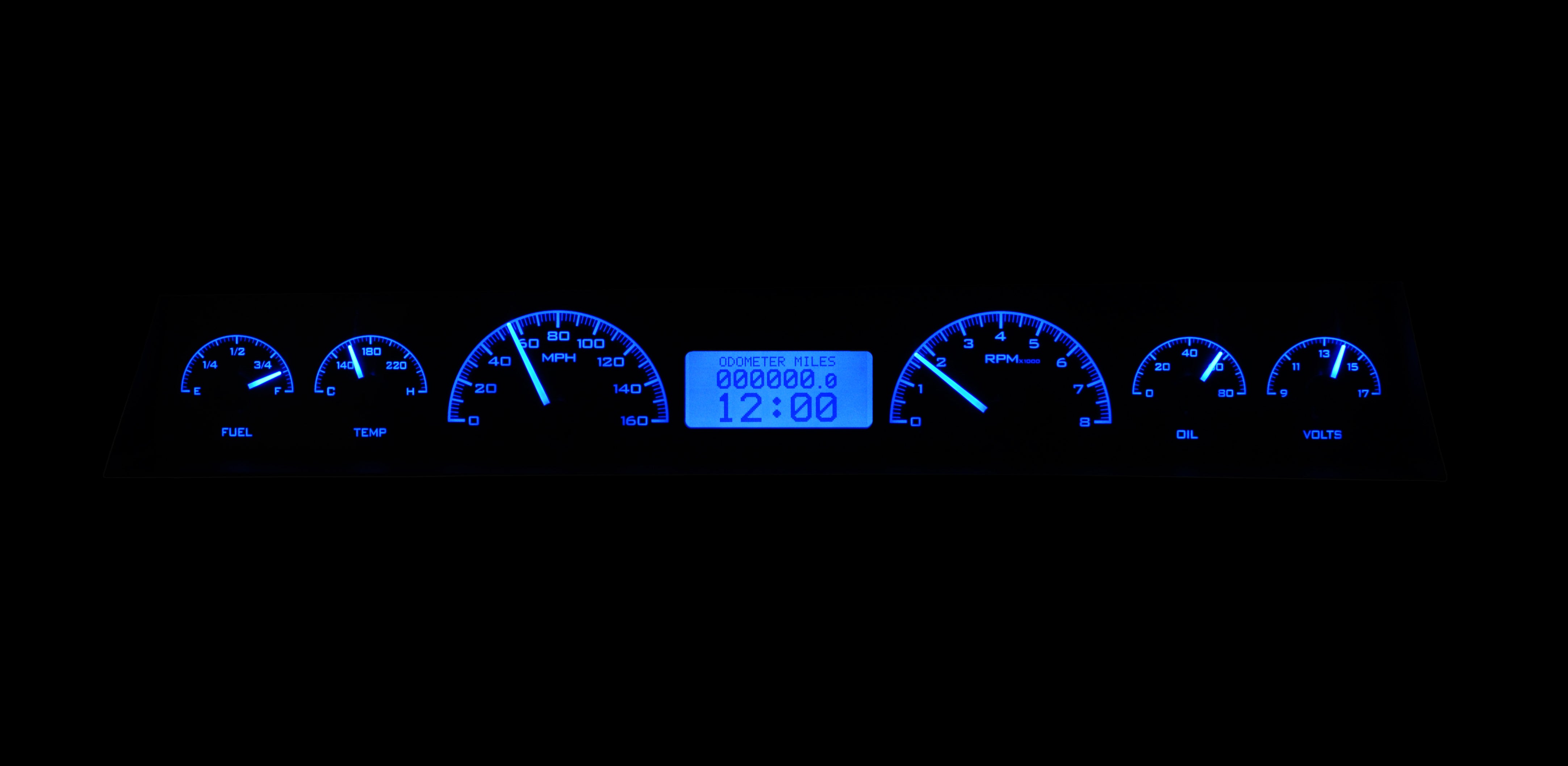 Dakota Digital VHX-66C-NOV — 1966–67 Chevy Nova VHX Gauge Kit