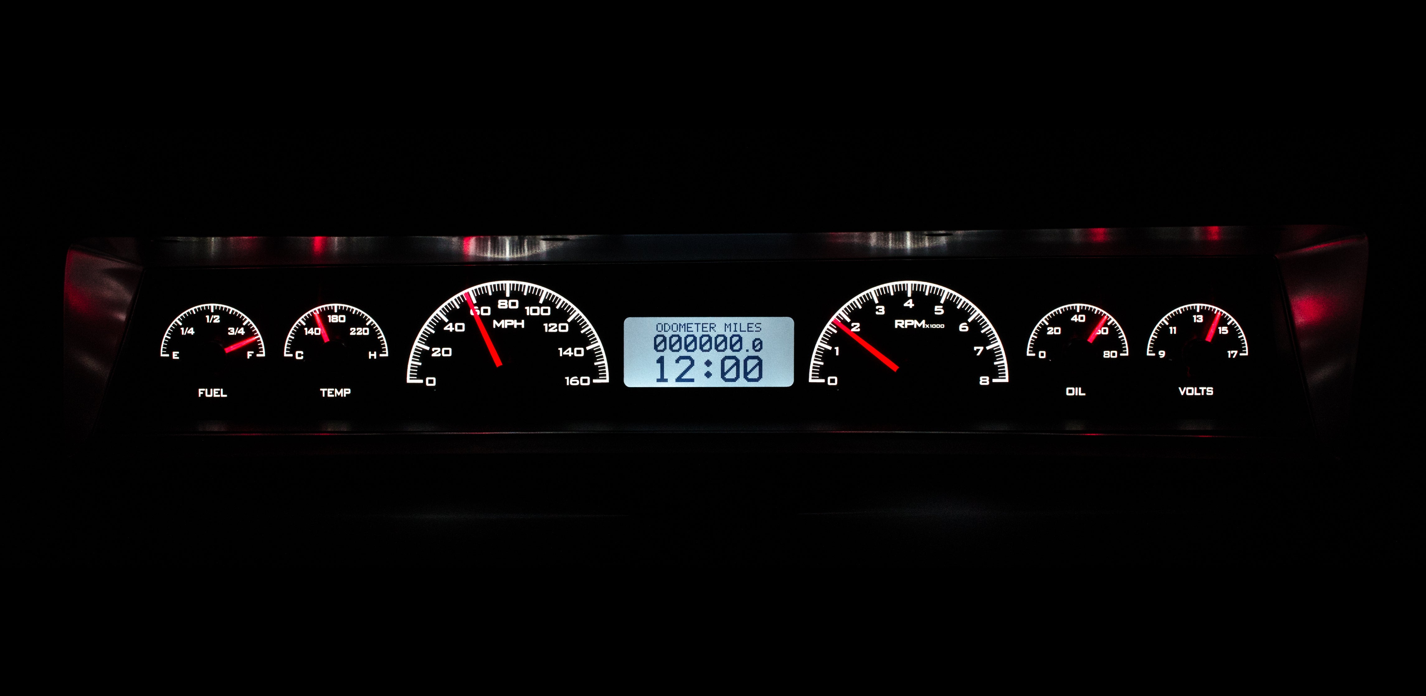 Dakota Digital VHX-66C-NOV — 1966–67 Chevy Nova VHX Gauge Kit