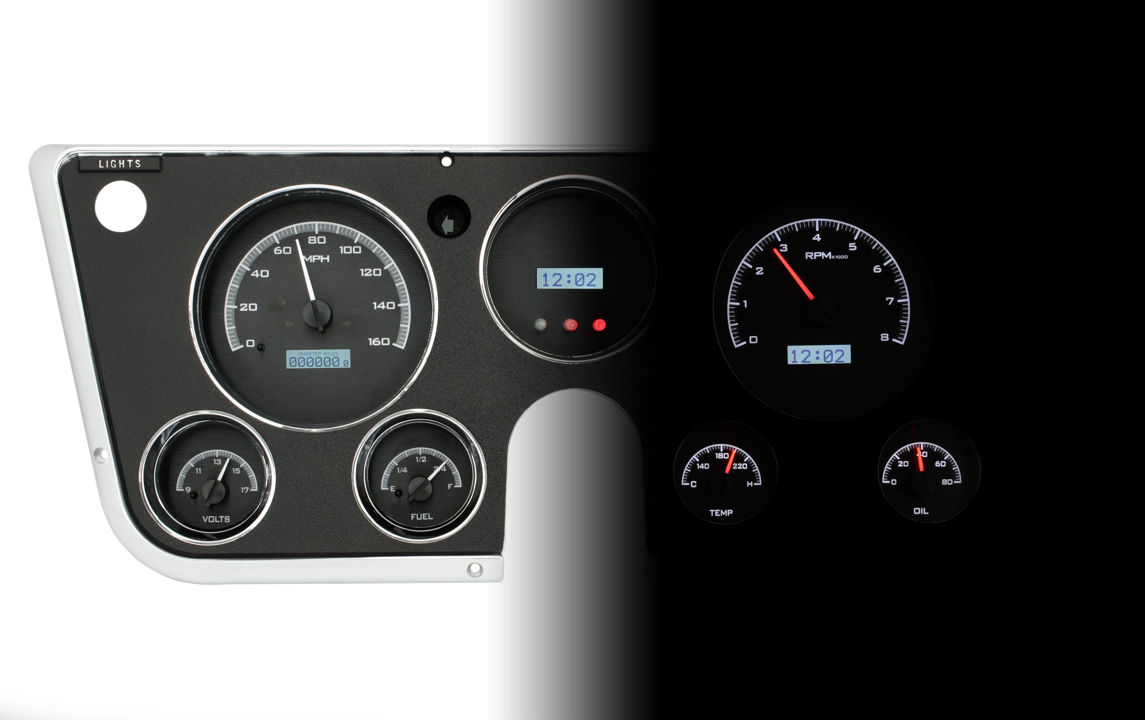 Dakota Digital VHX-67C-PU — 1967–1972 Chevy/GMC C10 Truck VHX Instrument System