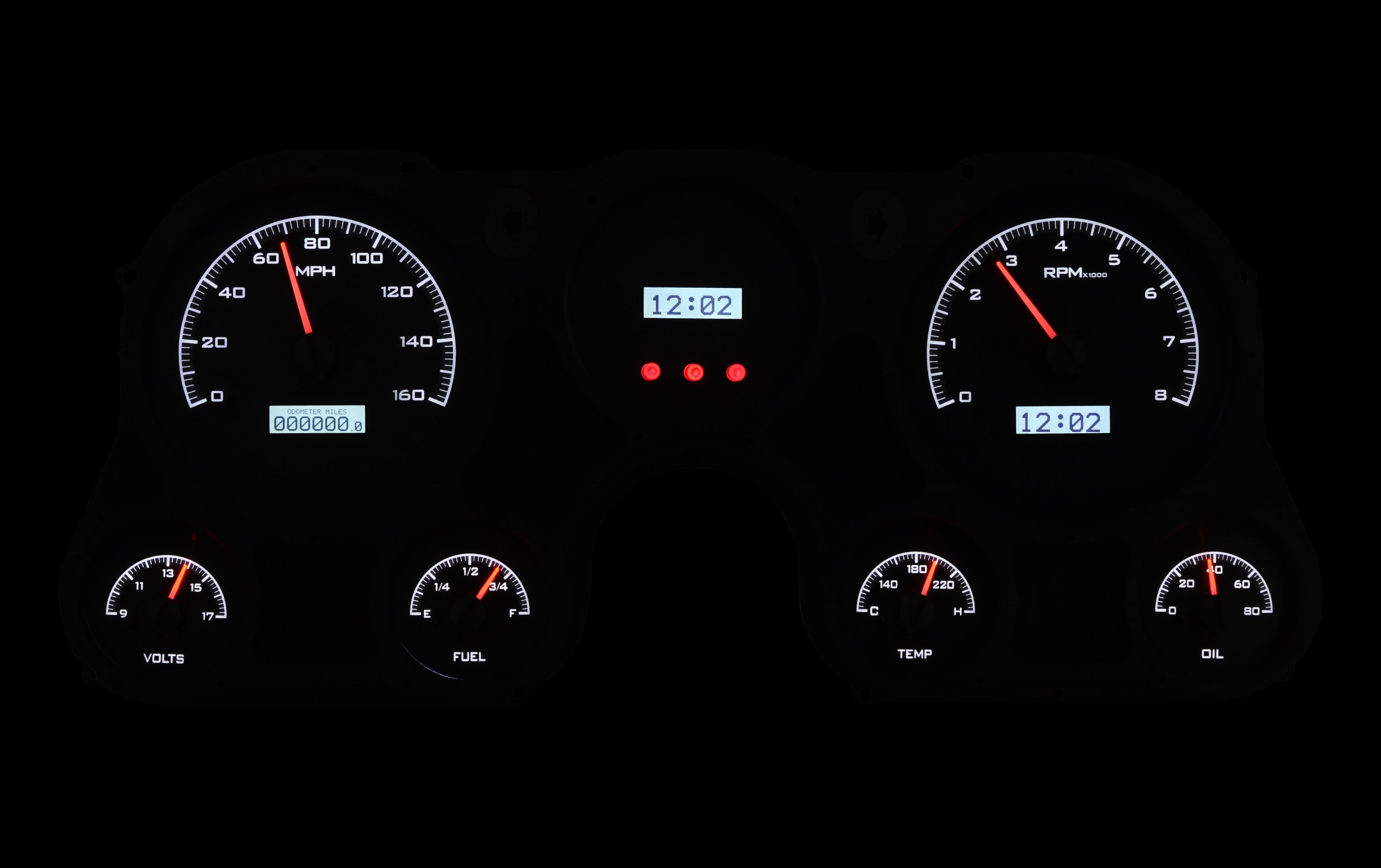 Dakota Digital VHX-67C-PU — 1967–1972 Chevy/GMC C10 Truck VHX Instrument System