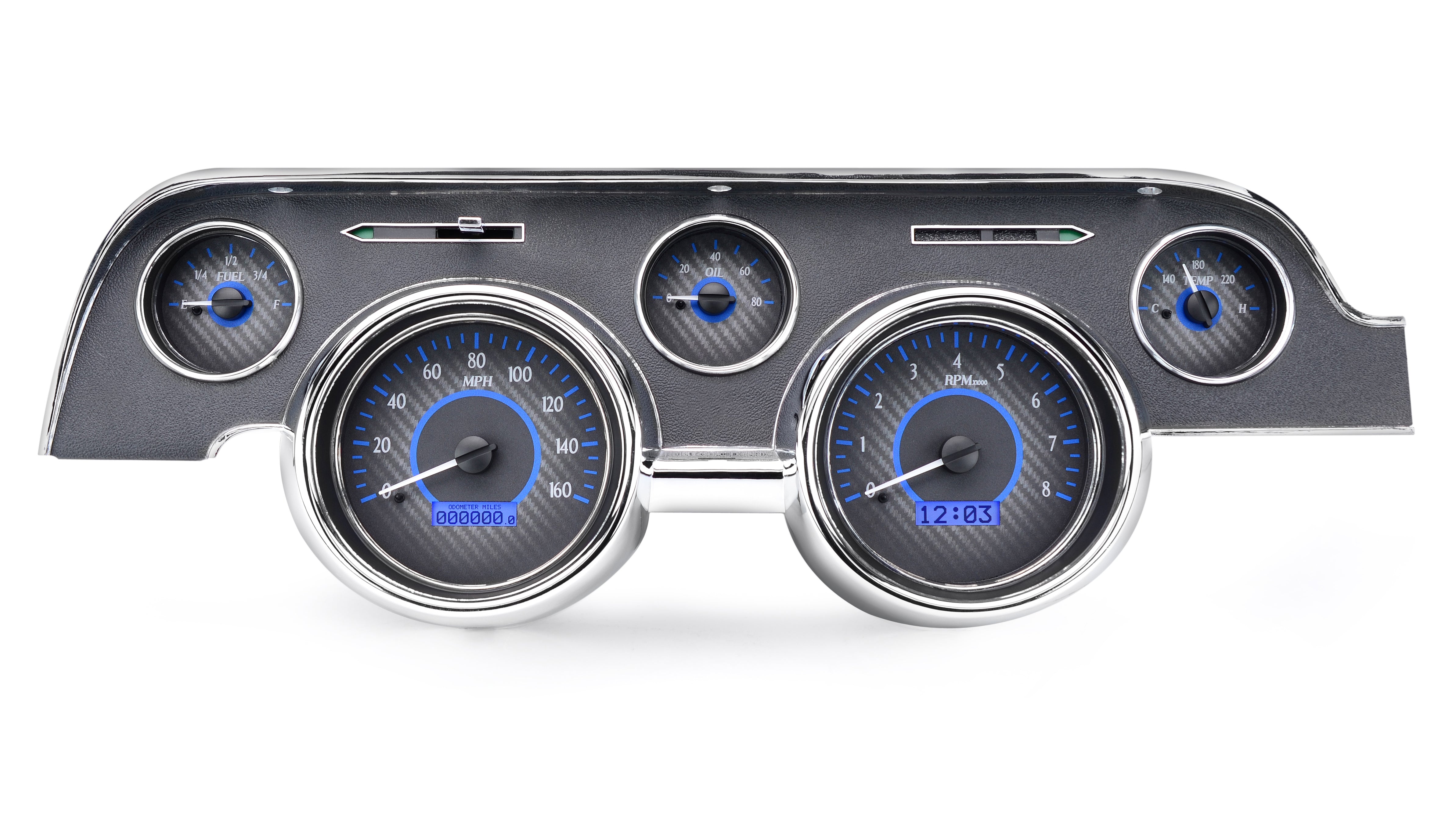 Dakota Digital VHX-67F-MUS — 1967–68 Ford Mustang VHX Gauge