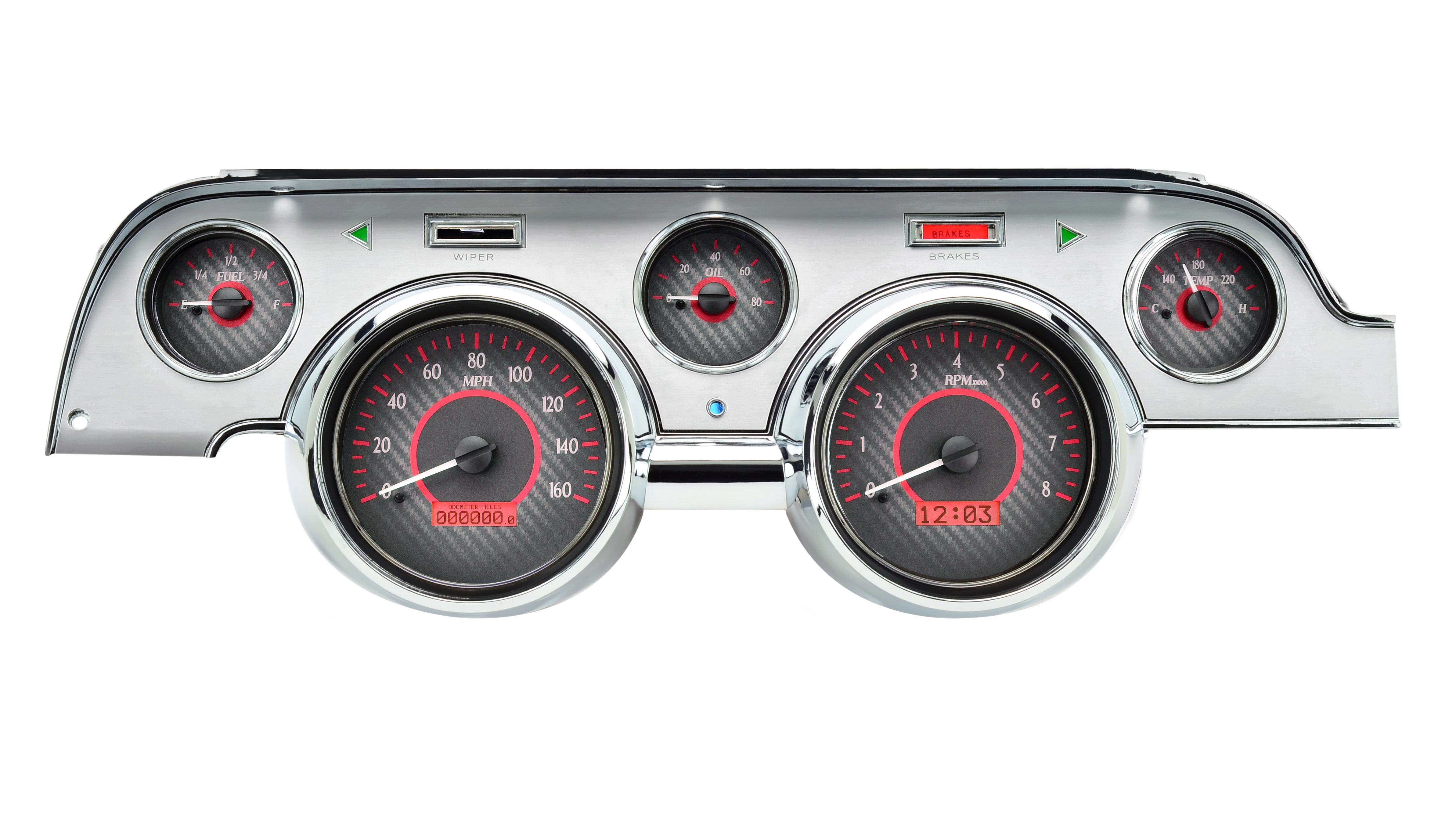 Dakota Digital VHX-67F-MUS — 1967–68 Ford Mustang VHX Gauge