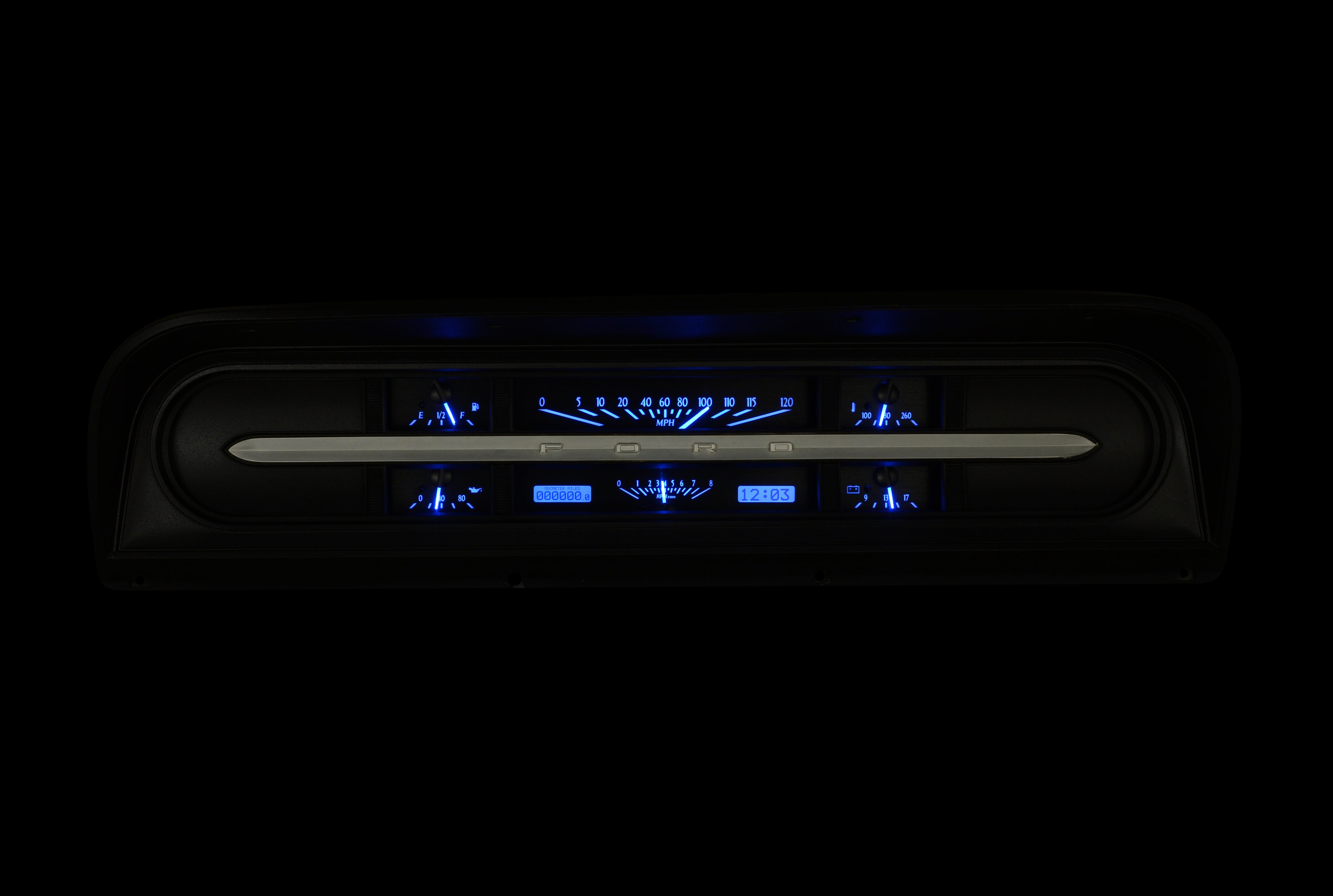 Dakota Digital VHX-67F-PU — 1967–72 Ford F-100 / F-Series VHX Gauge