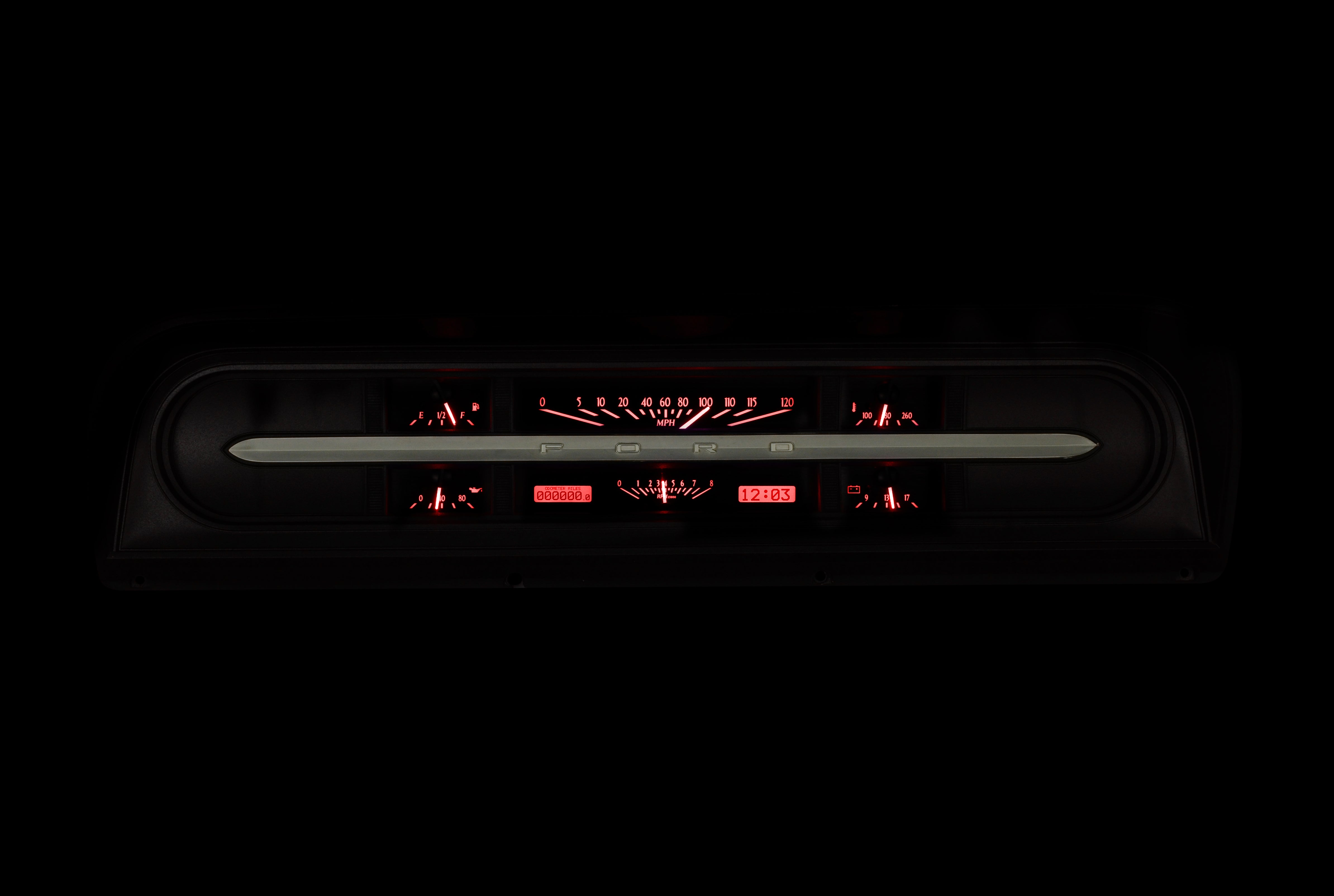 Dakota Digital VHX-67F-PU — 1967–72 Ford F-100 / F-Series VHX Gauge