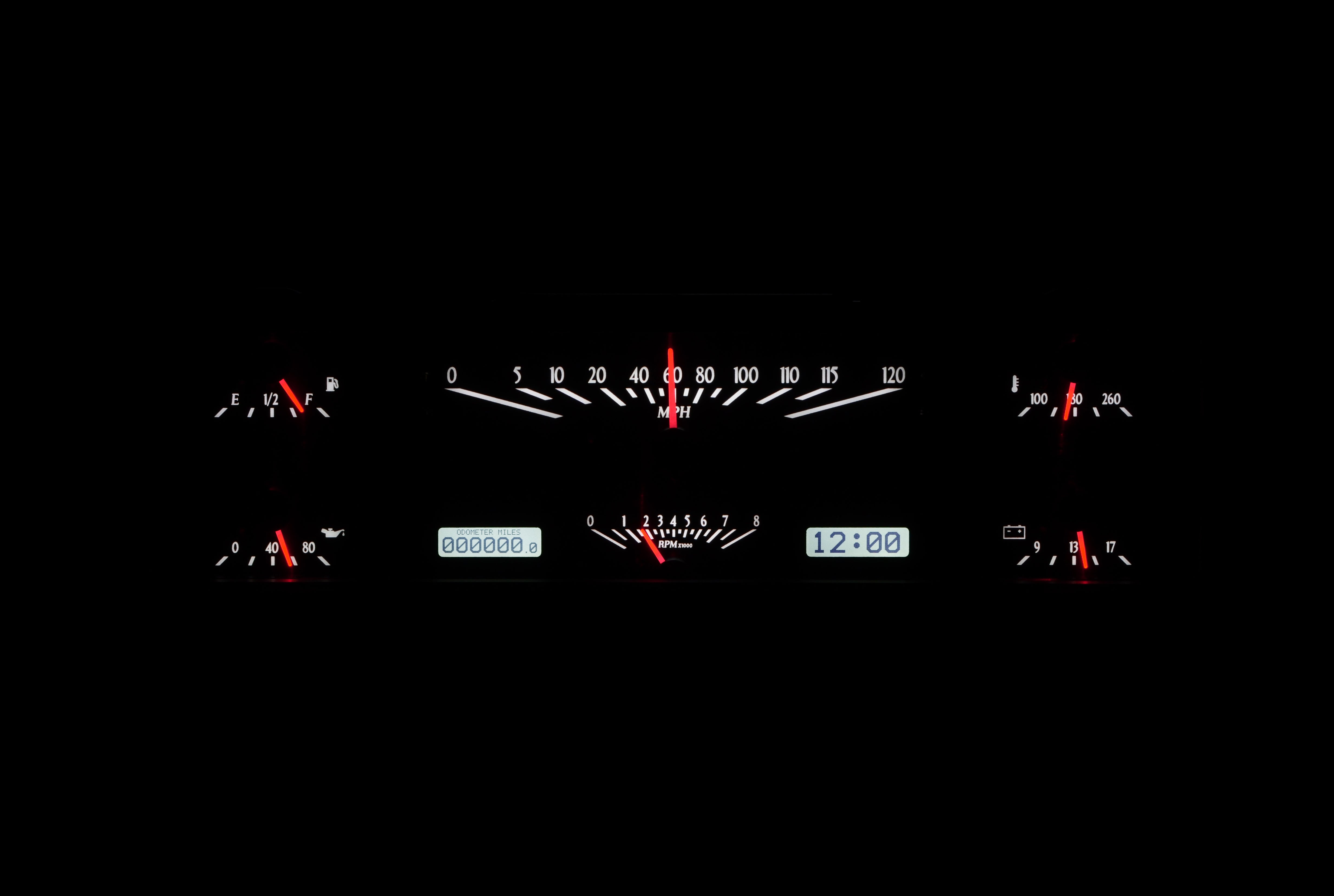 Dakota Digital VHX-67F-PU — 1967–72 Ford F-100 / F-Series VHX Gauge
