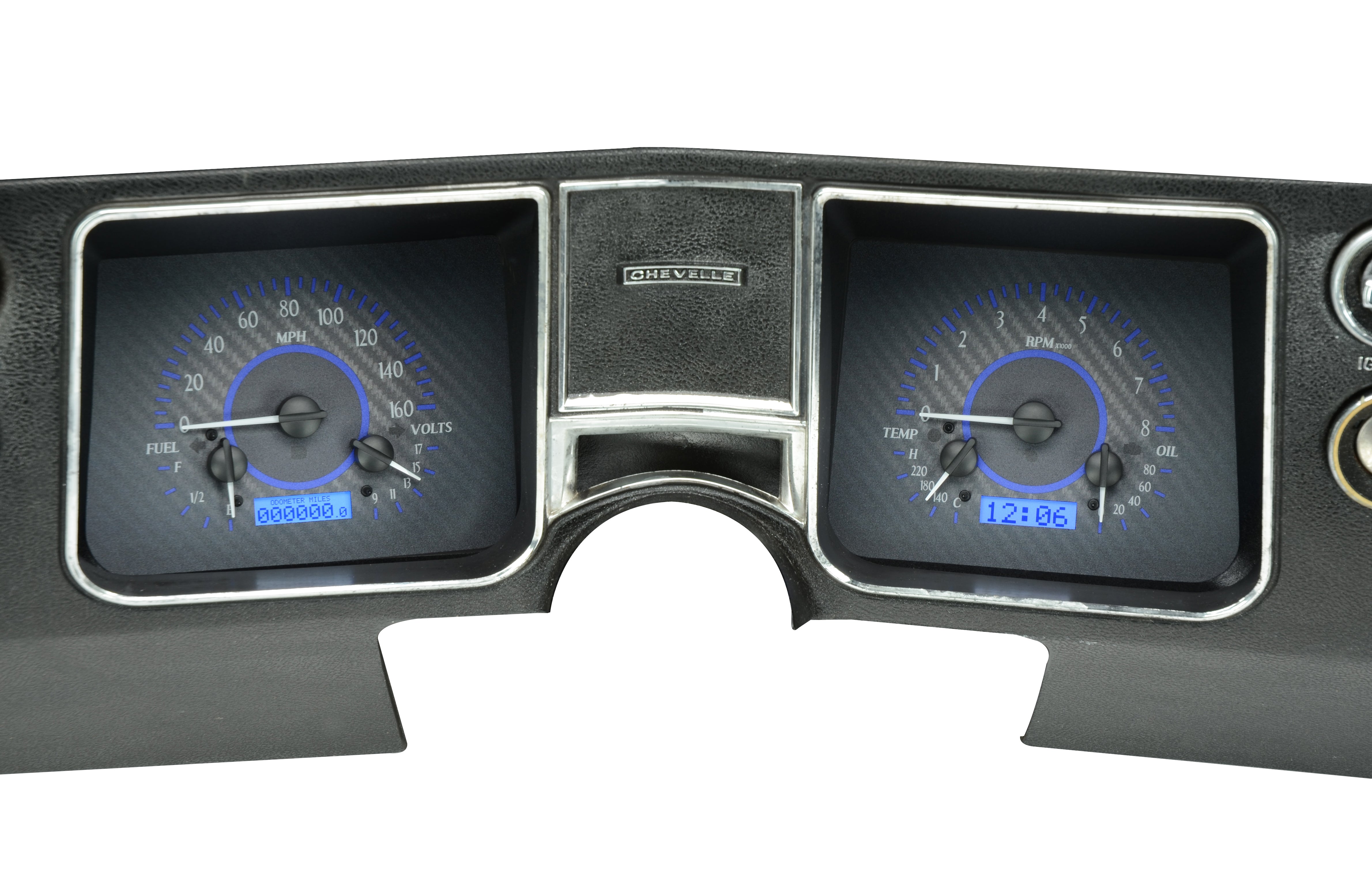 Dakota Digital VHX-68C-CVL — 1968 Chevy Chevelle/El Camino Chevelle/El Camino VHX Instruments