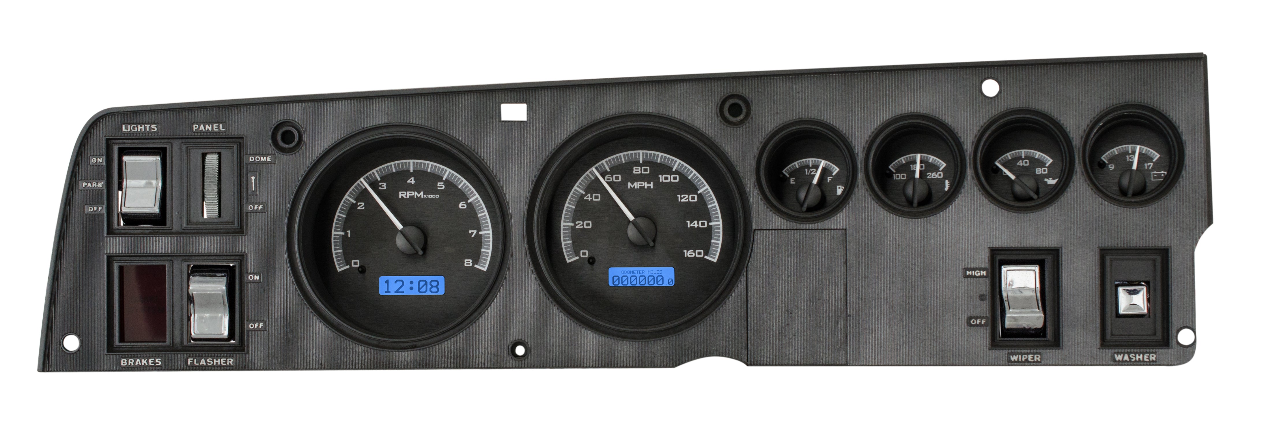 Dakota Digital VHX-68D-CHG — 1968–70 Dodge Charger VHX Gauge