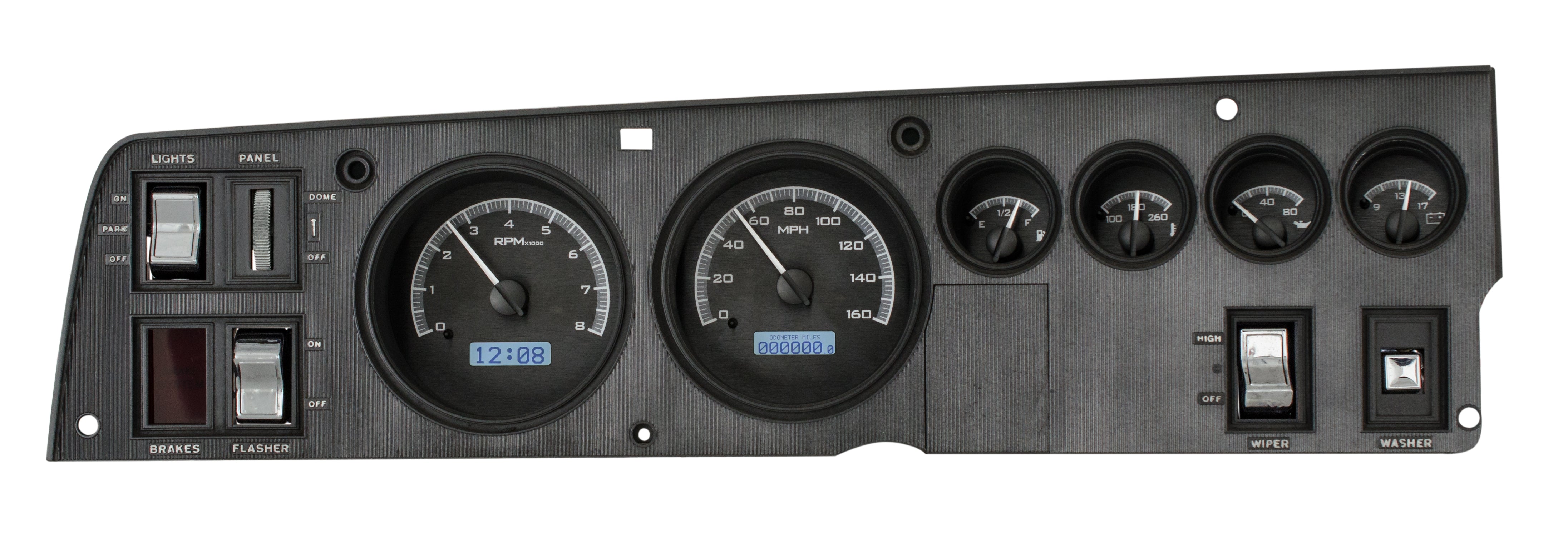 Dakota Digital VHX-68D-CHG — 1968–70 Dodge Charger VHX Gauge