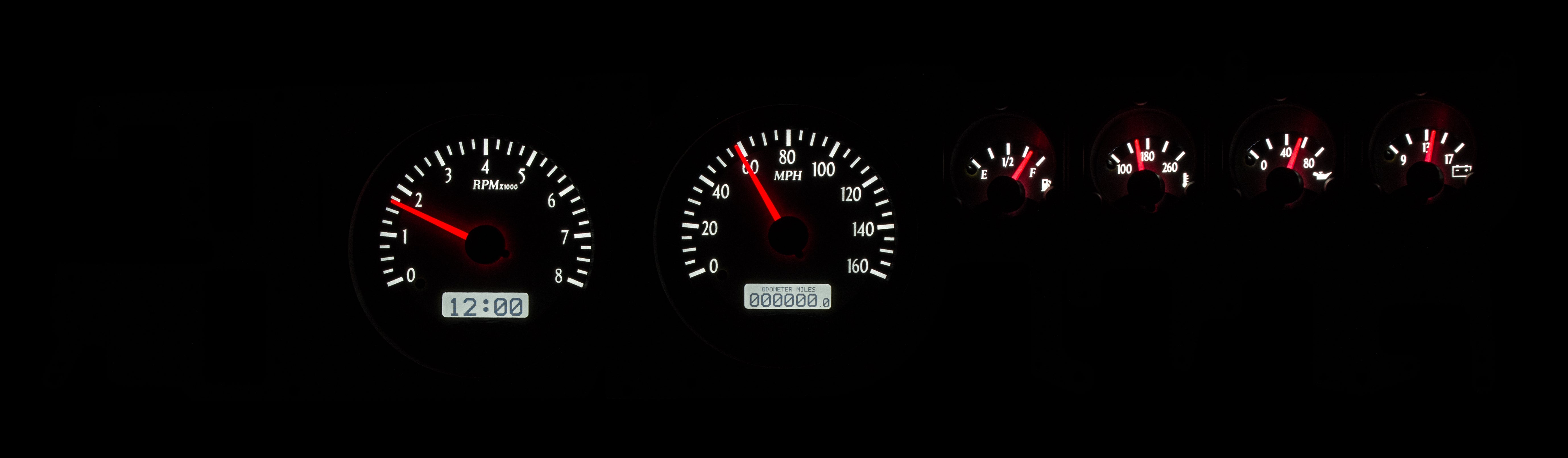 Dakota Digital VHX-68D-CHG — 1968–70 Dodge Charger VHX Gauge