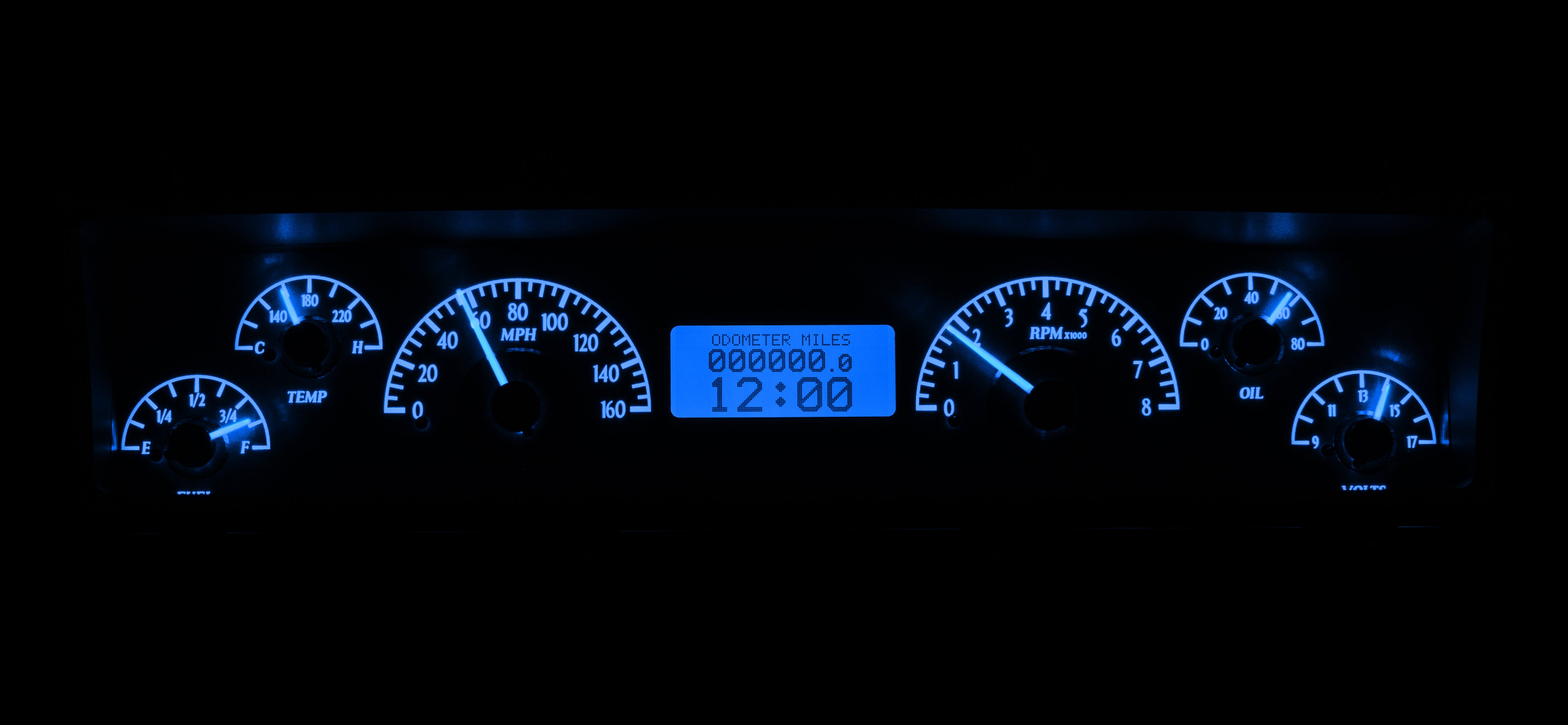 Dakota Digital VHX-69C-NOV — 1969–76 Chevy Nova VHX Gauge Kit