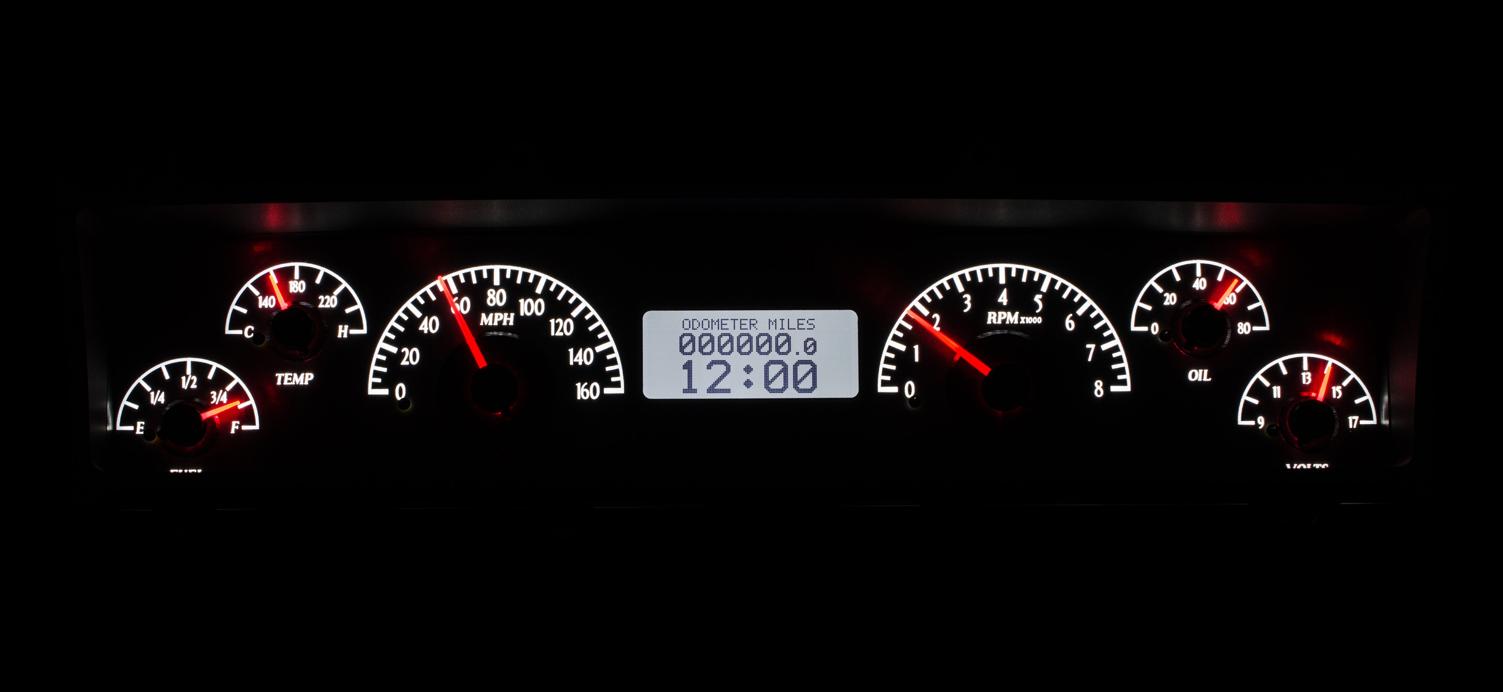 Dakota Digital VHX-69C-NOV — 1969–76 Chevy Nova VHX Gauge Kit