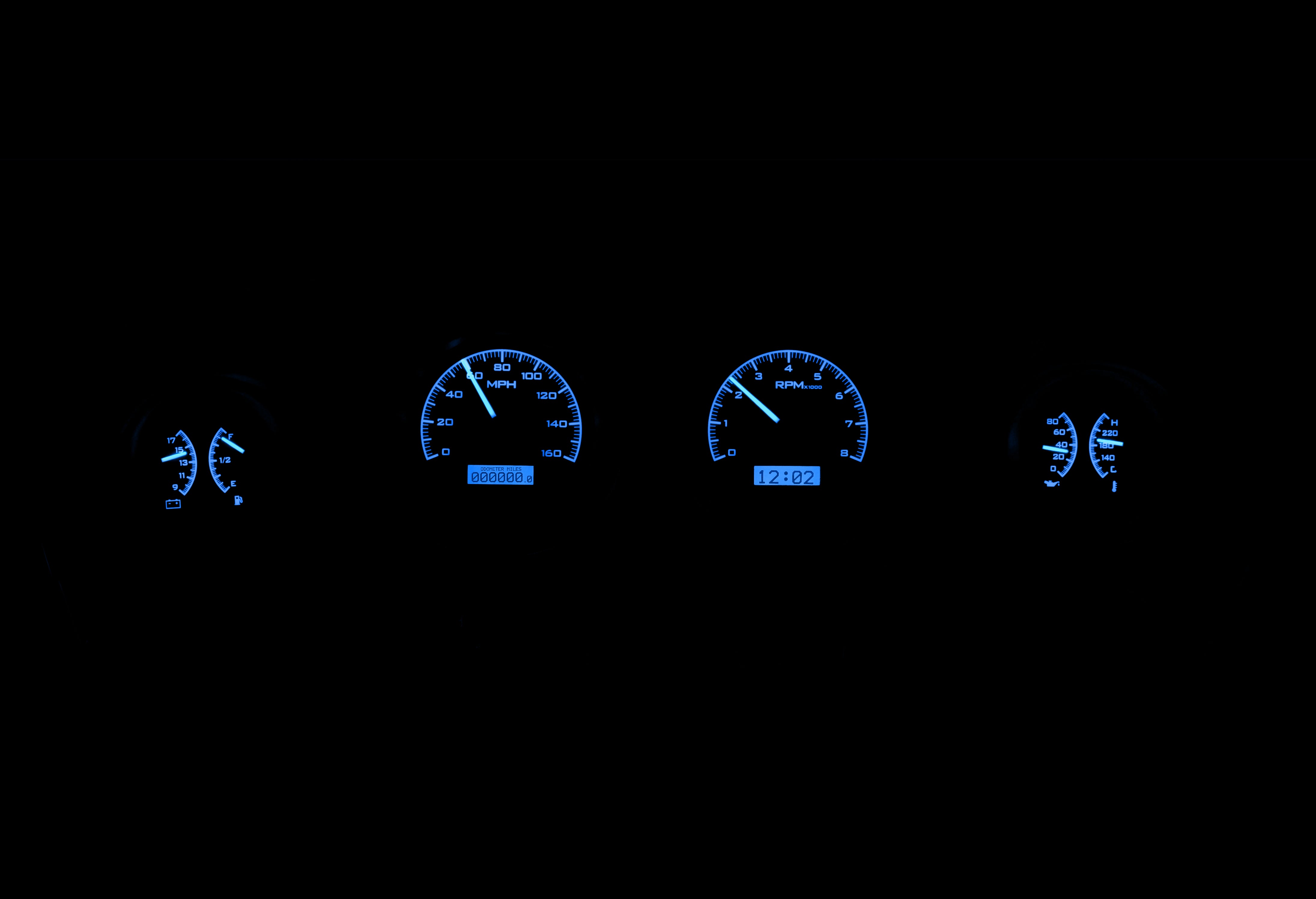 Dakota Digital VHX-69F-MUS — 1969–70 Ford Mustang VHX Gauge