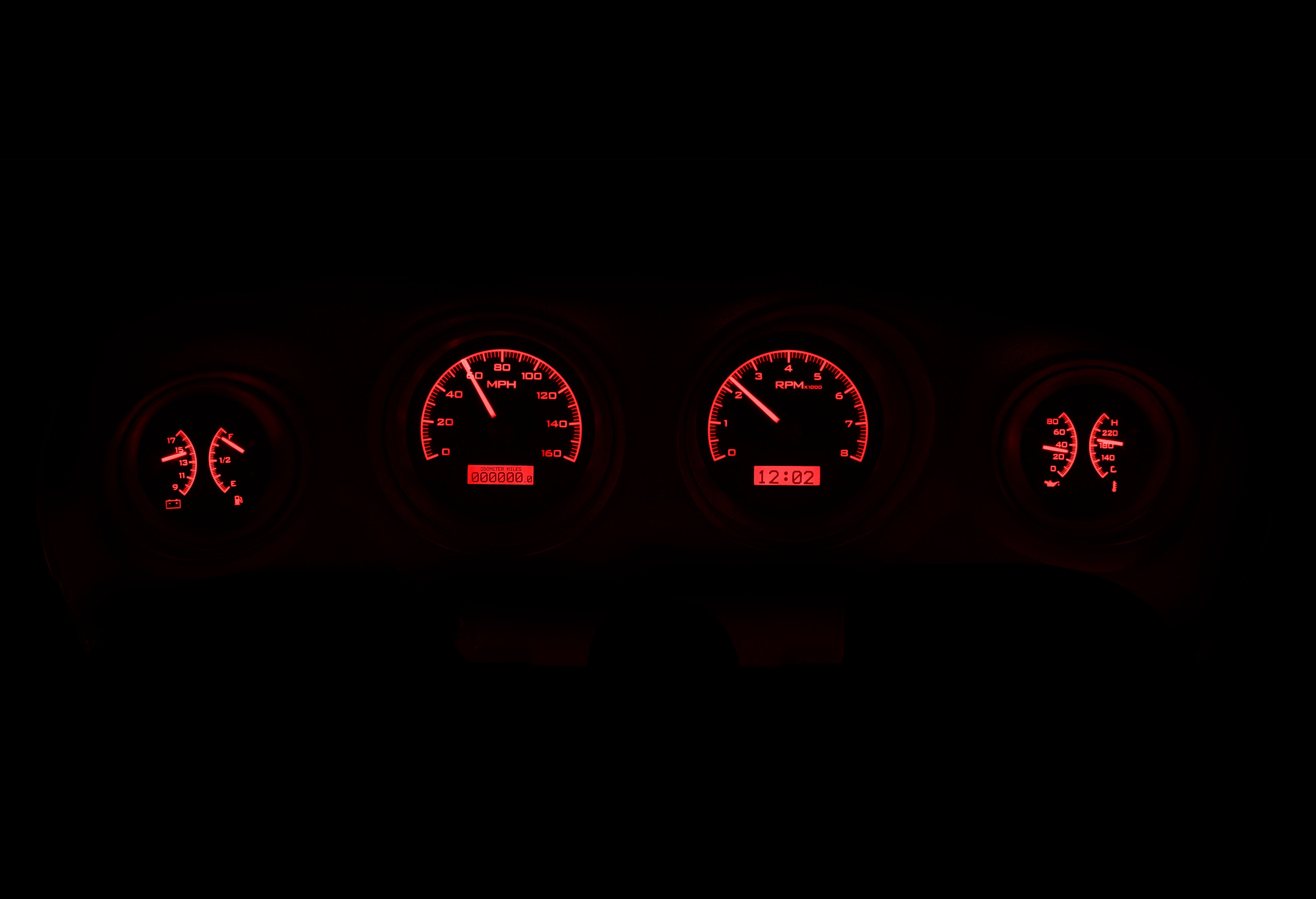 Dakota Digital VHX-69F-MUS — 1969–70 Ford Mustang VHX Gauge