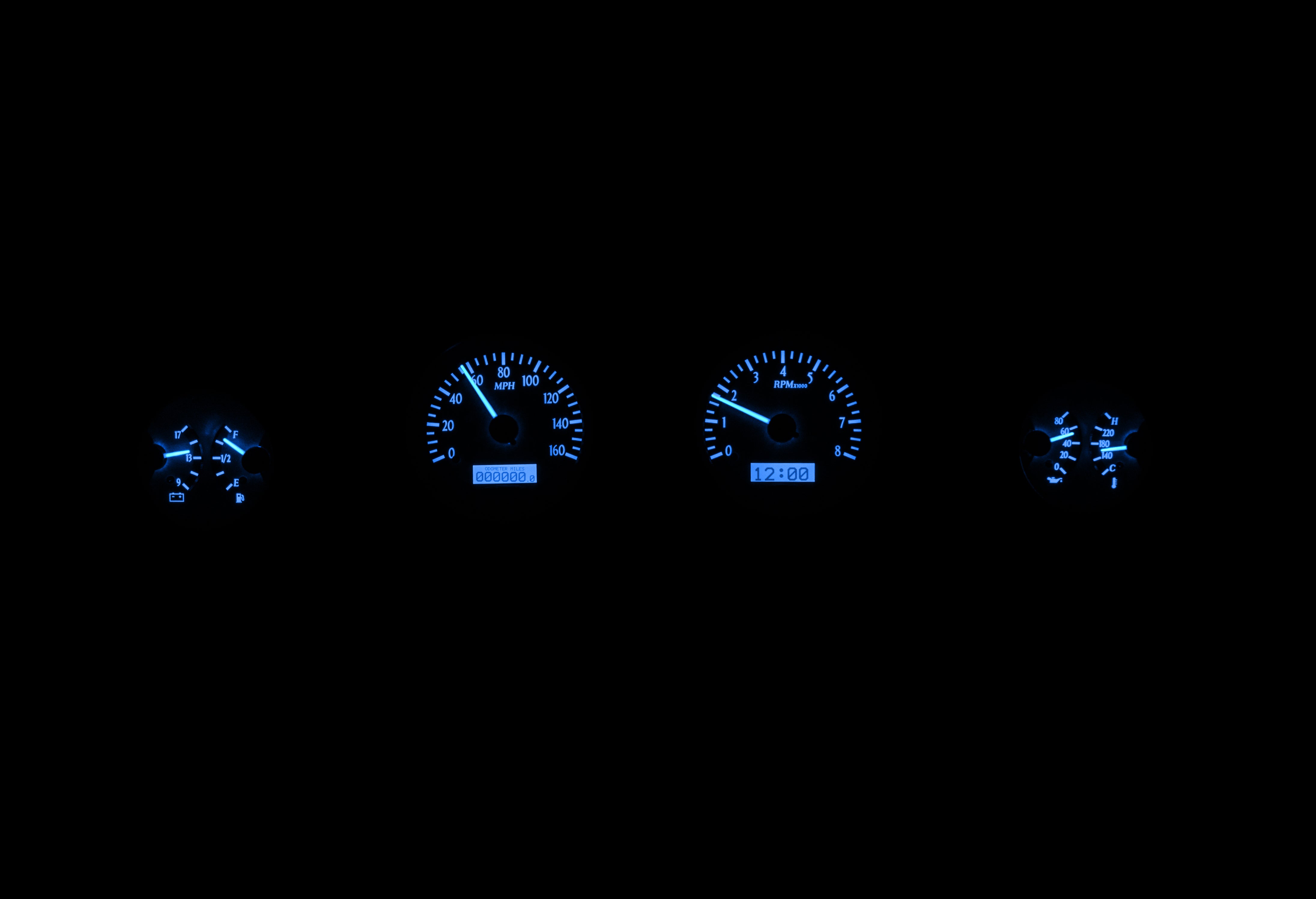 Dakota Digital VHX-69F-MUS — 1969–70 Ford Mustang VHX Gauge