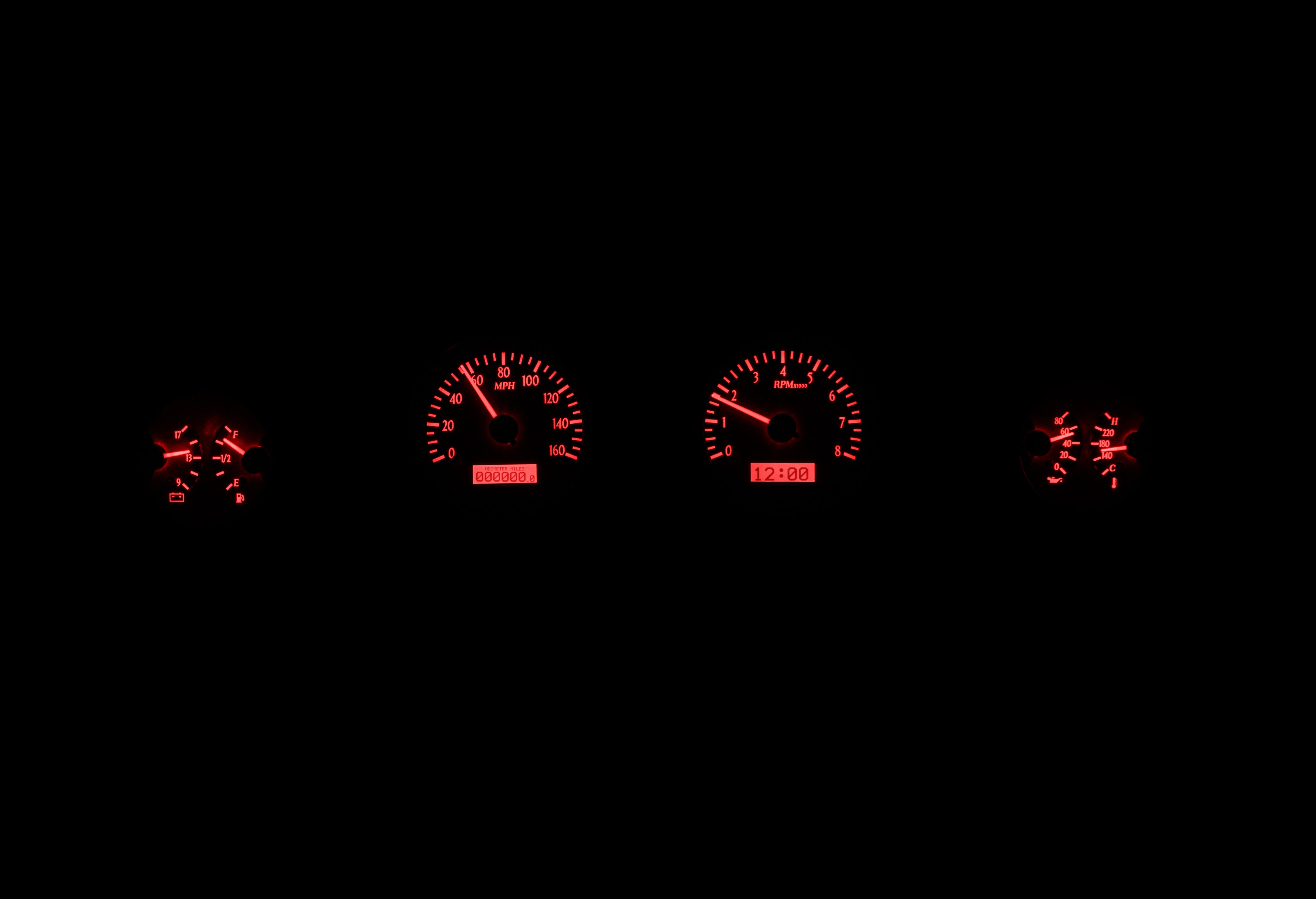 Dakota Digital VHX-69F-MUS — 1969–70 Ford Mustang VHX Gauge