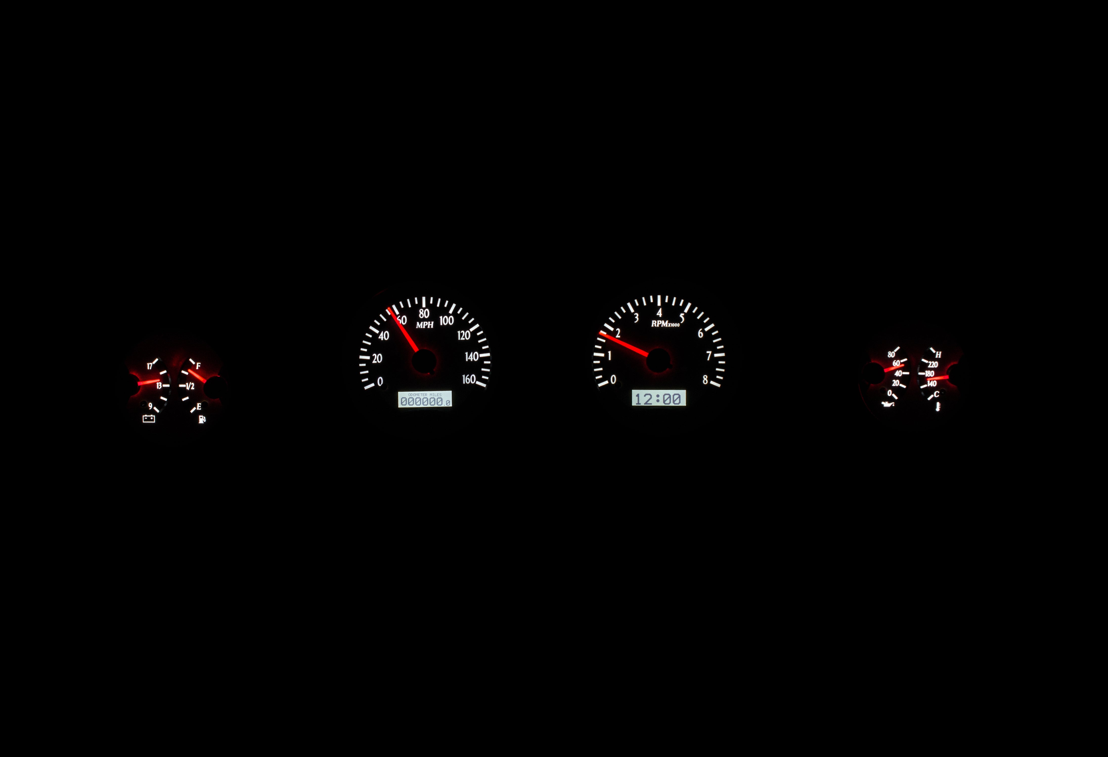 Dakota Digital VHX-69F-MUS — 1969–70 Ford Mustang VHX Gauge