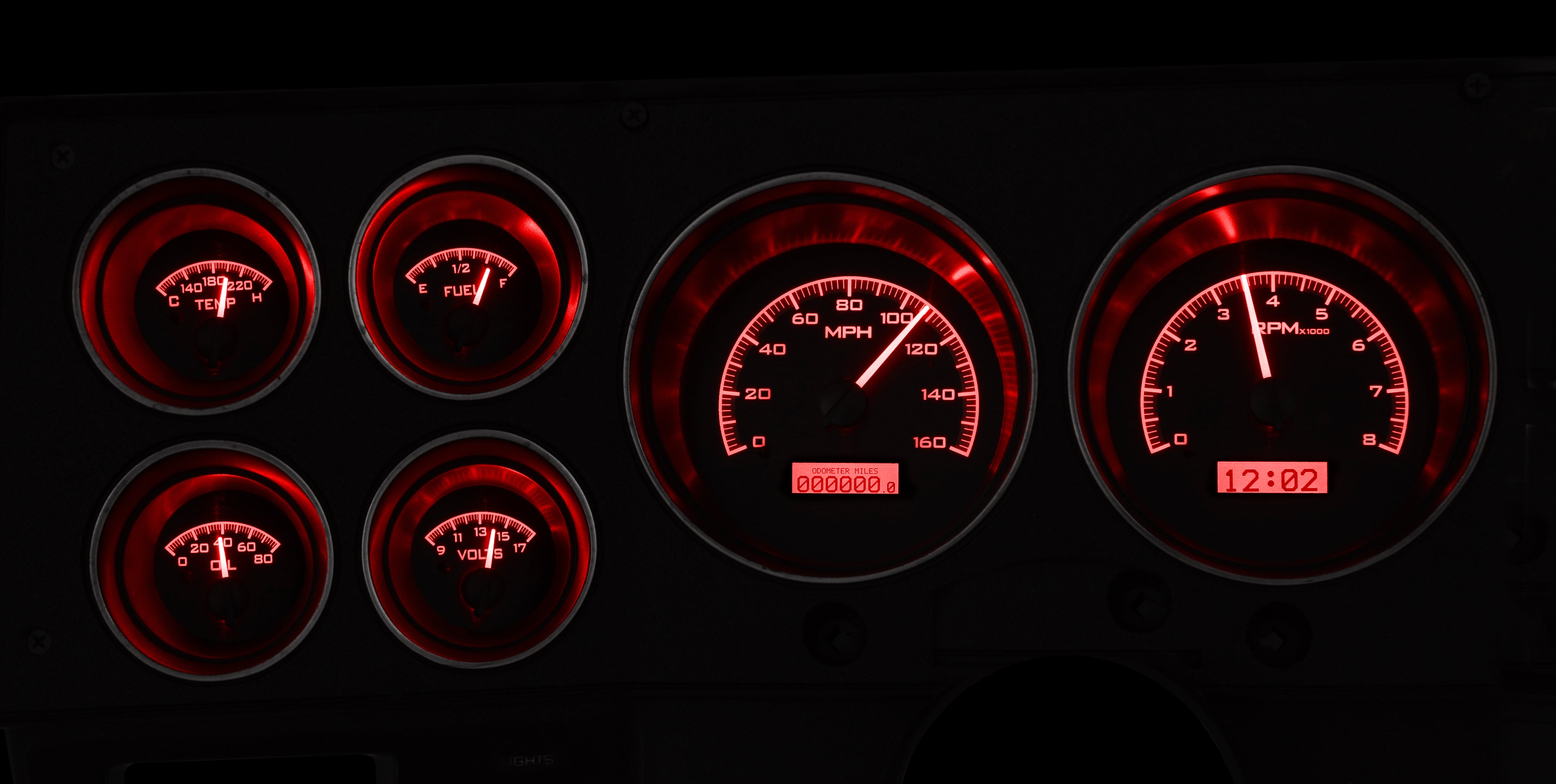Dakota Digital VHX-73C-PU — 1973–1987 Chevy/GMC C10 Truck VHX Instrument System
