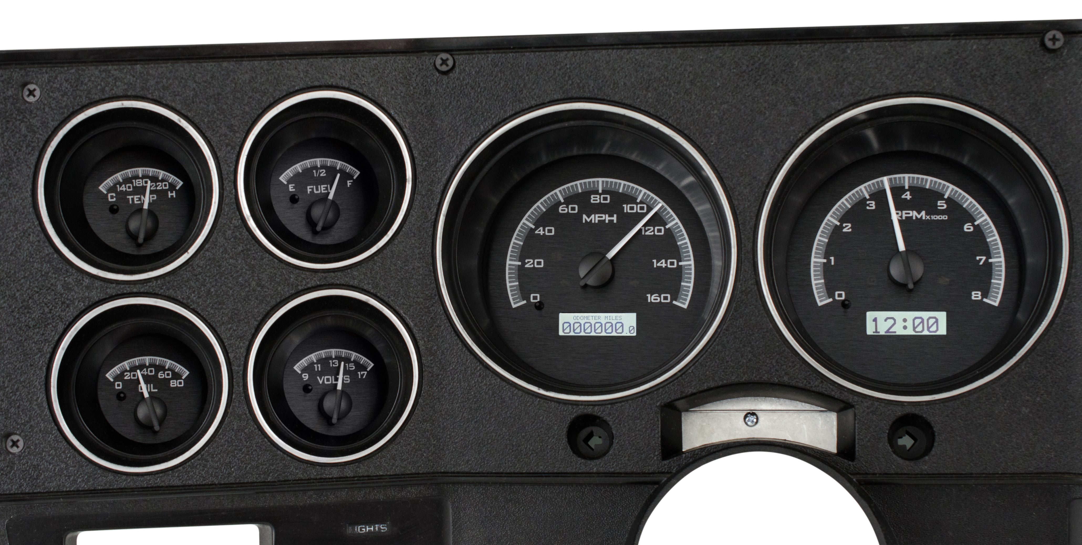 Dakota Digital VHX-73C-PU — 1973–1987 Chevy/GMC C10 Truck VHX Instrument System