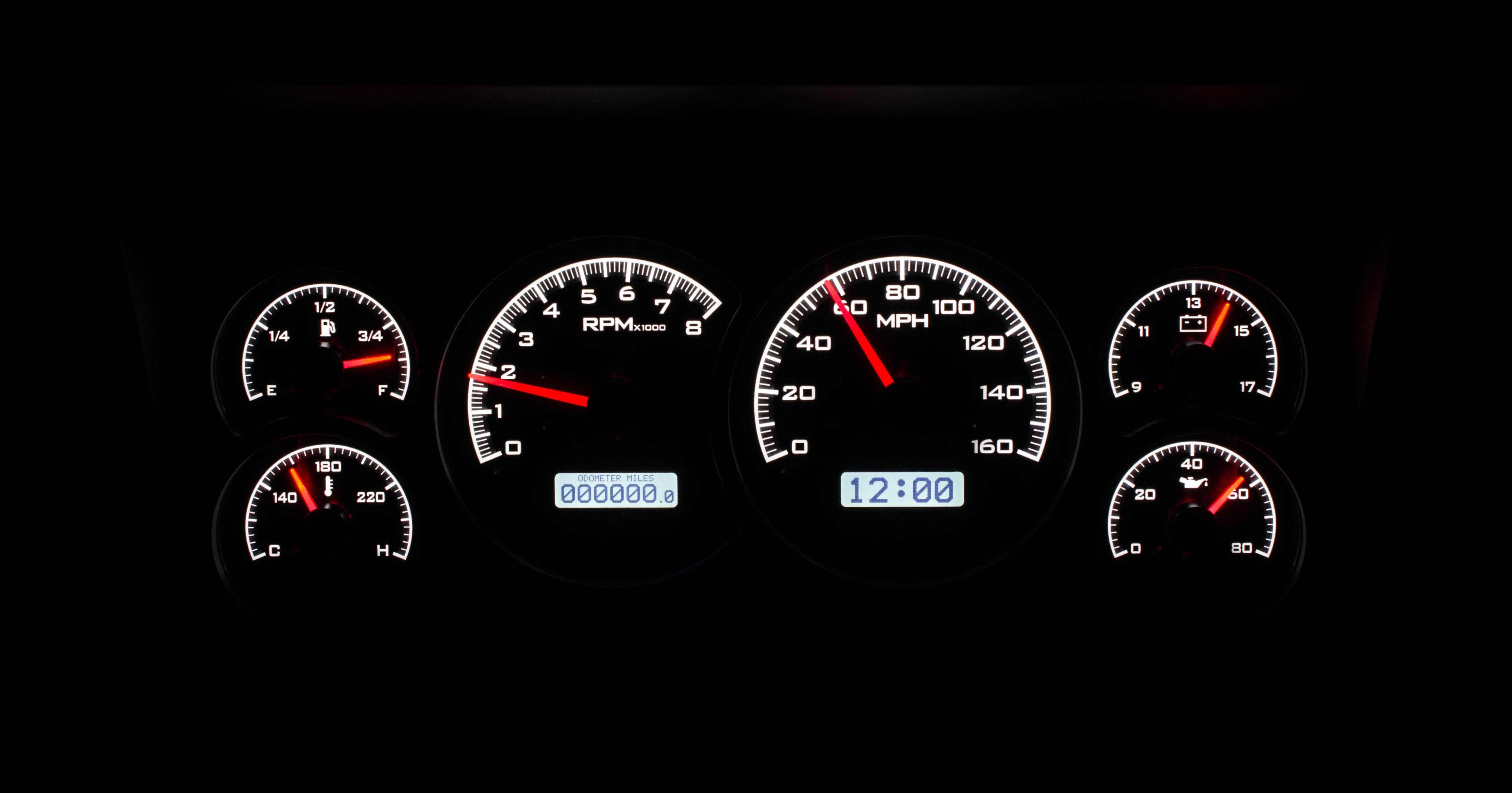Dakota Digital VHX-88C-PU — 1988–1994 Chevy/GMC C/K Truck VHX Instrument System