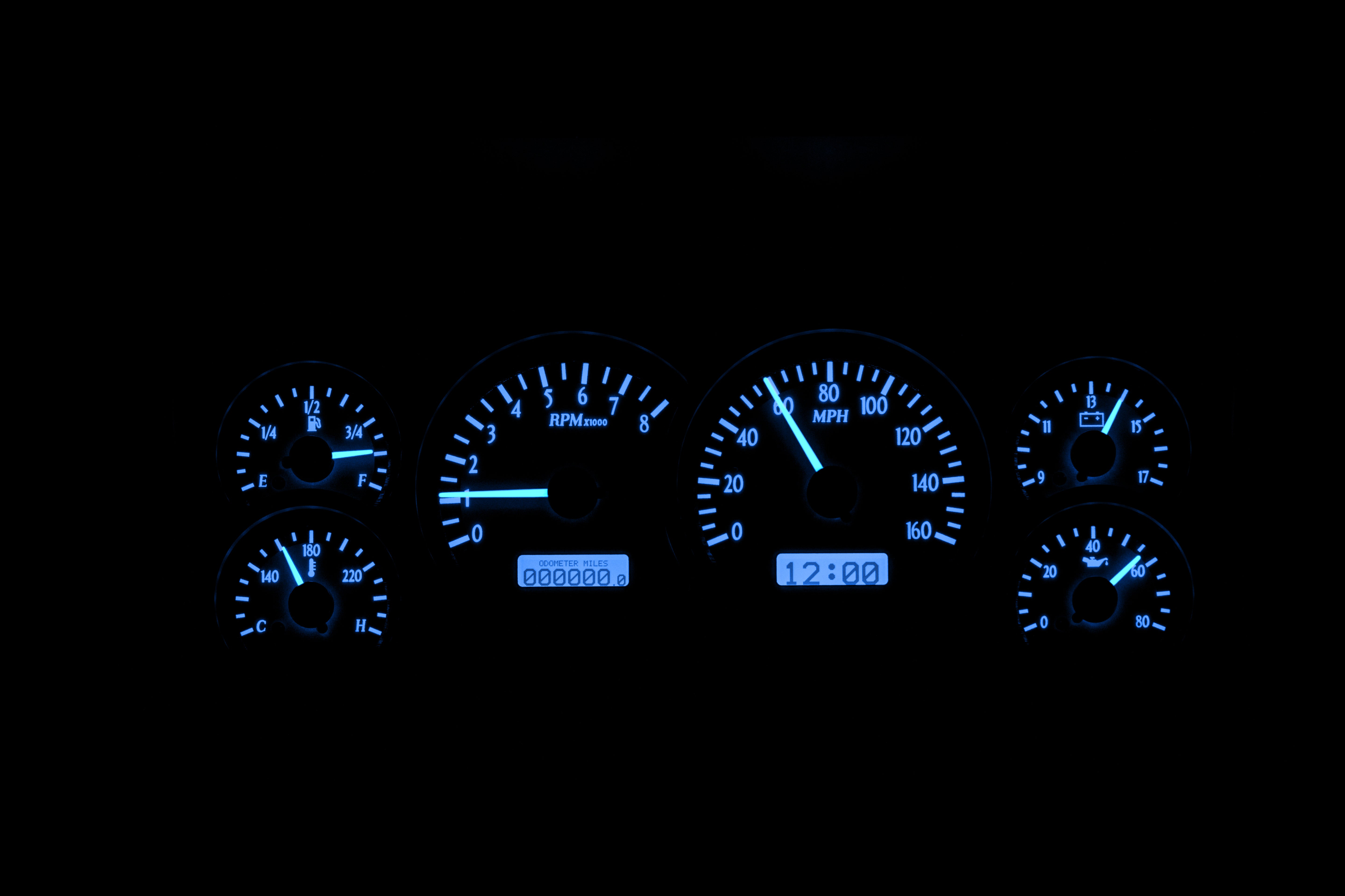 Dakota Digital VHX-88C-PU — 1988–1994 Chevy/GMC C/K Truck VHX Instrument System