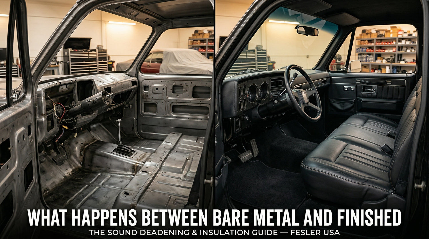 Sound Deadening for Classic Cars and Trucks: What to Use, Where to Put It, and Why It Goes in Before Your Interior