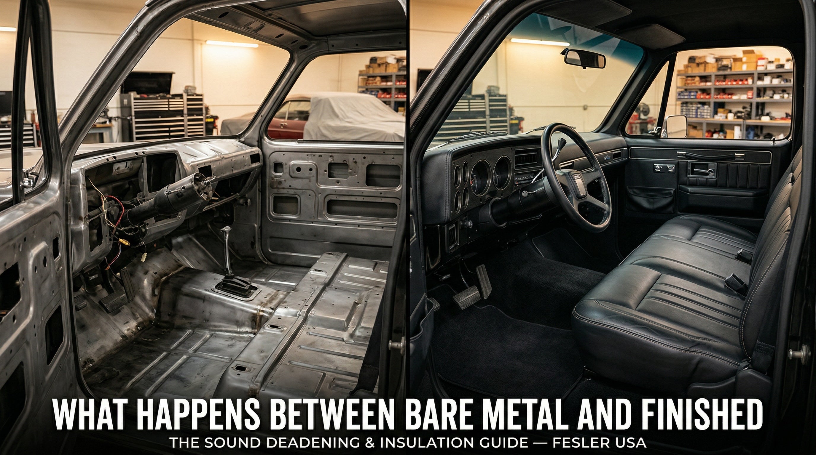 Sound Deadening for Classic Cars and Trucks: What to Use, Where to Put It, and Why It Goes in Before Your Interior
