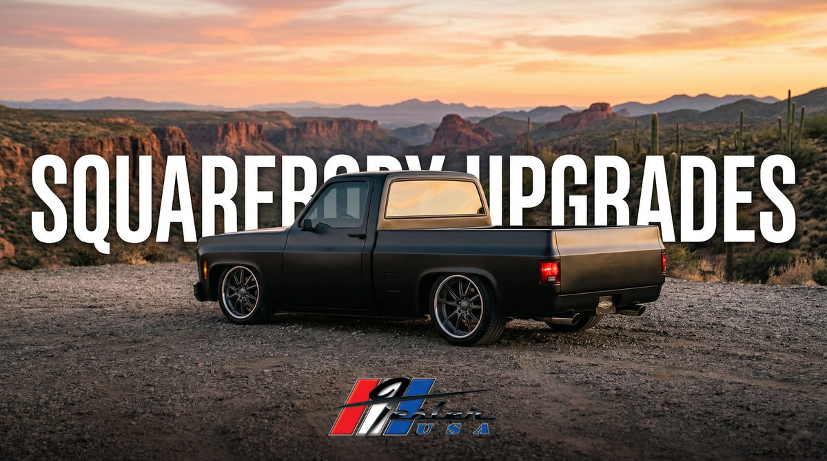Fesler Squarebody upgrade guide with flush-mount glass and interior components
