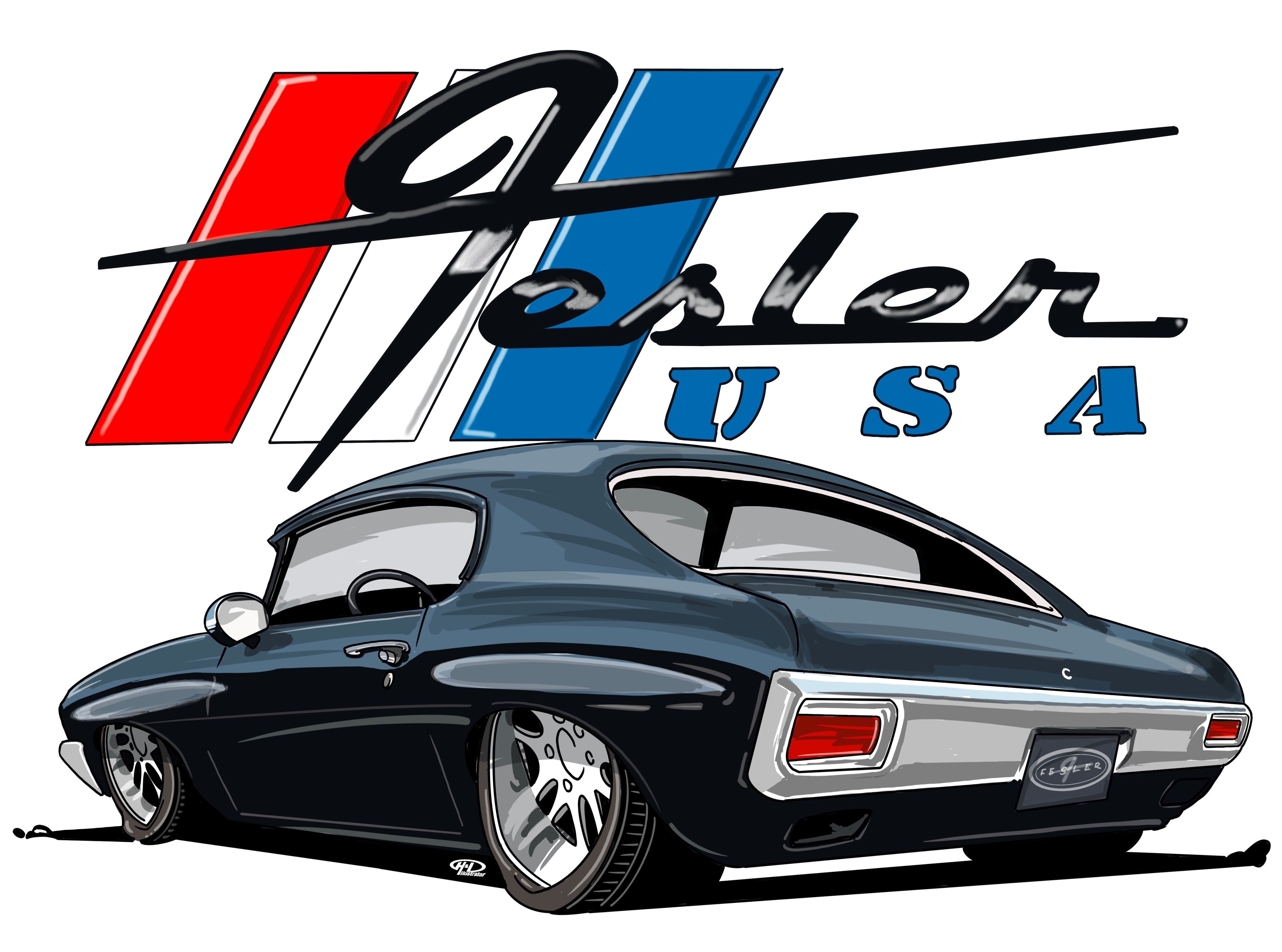 FESLER PROJECT 70 CHEVELLE STICKER