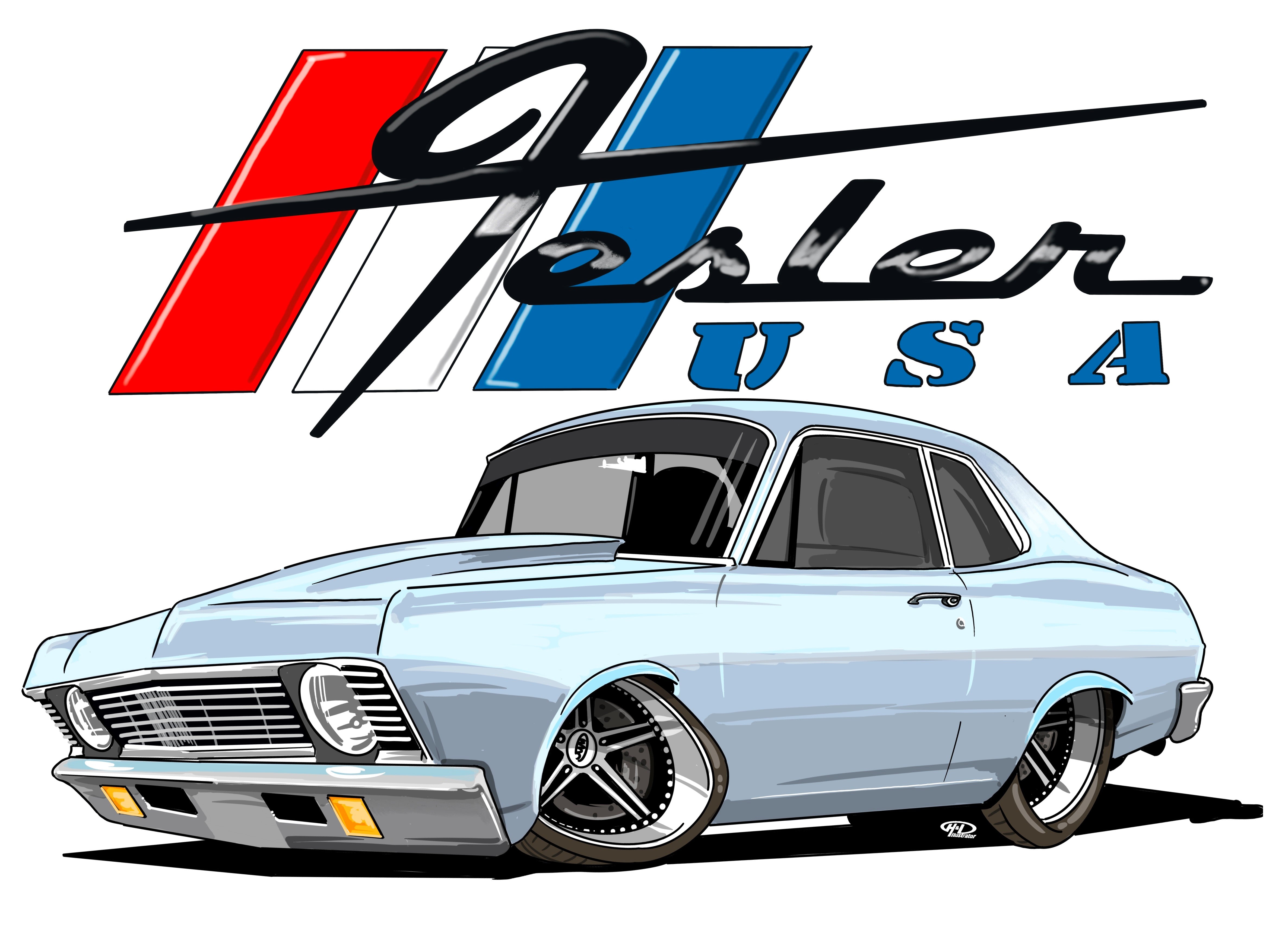 FESLER PROJECT 70 NOVA STICKER