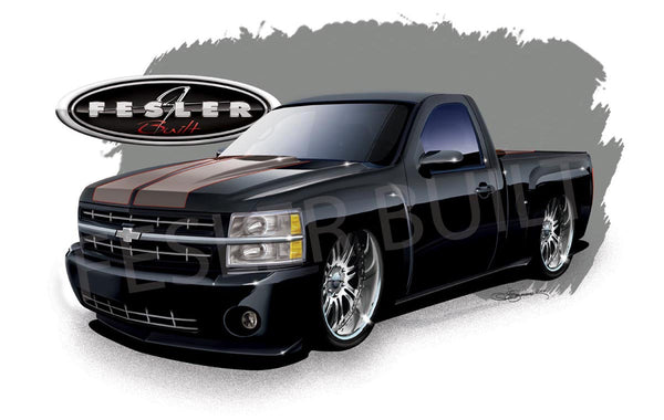 FESLER USA 2010 CHEVY TRUCK LIMITED BLK PRINT