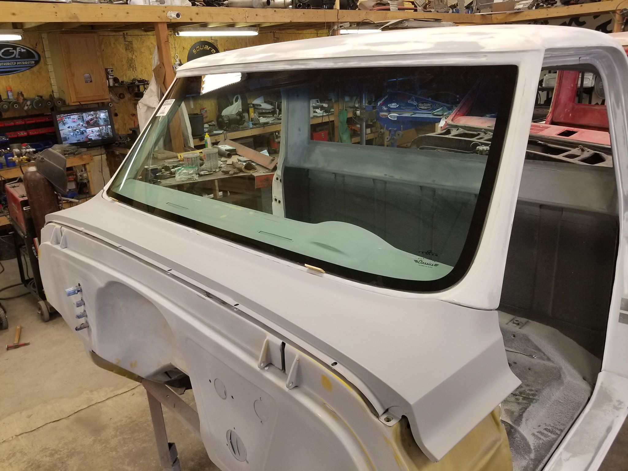 1967-72 C-10 Truck DOT Flush Mount Rubber Less Glass. Made in America.