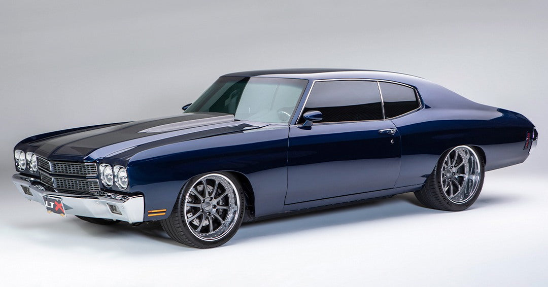 Fesler flush-mount glass installed on a 1968-1972 Chevrolet Chevelle