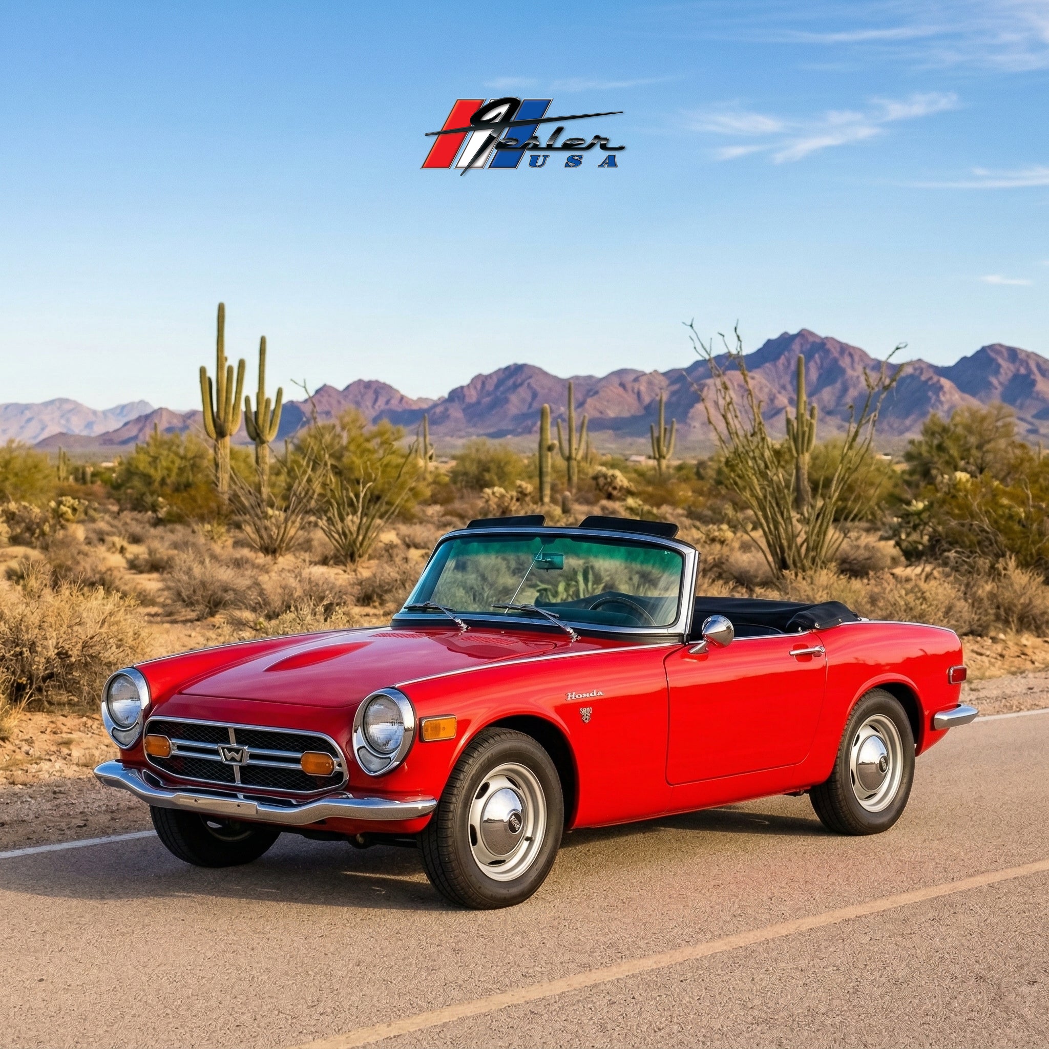 Honda S800 MKI MKII Windshield | Pilkington OEM-Style Green Tint