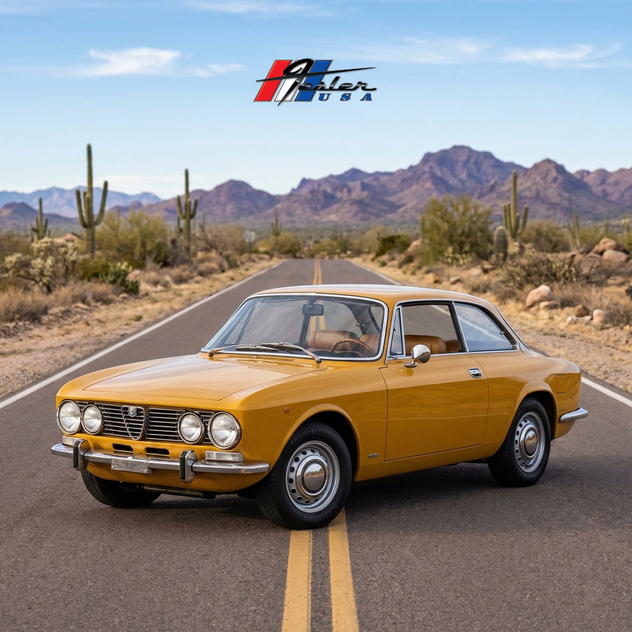 1963-1976 Alfa Romeo GTV 105 Series Heated Windshield