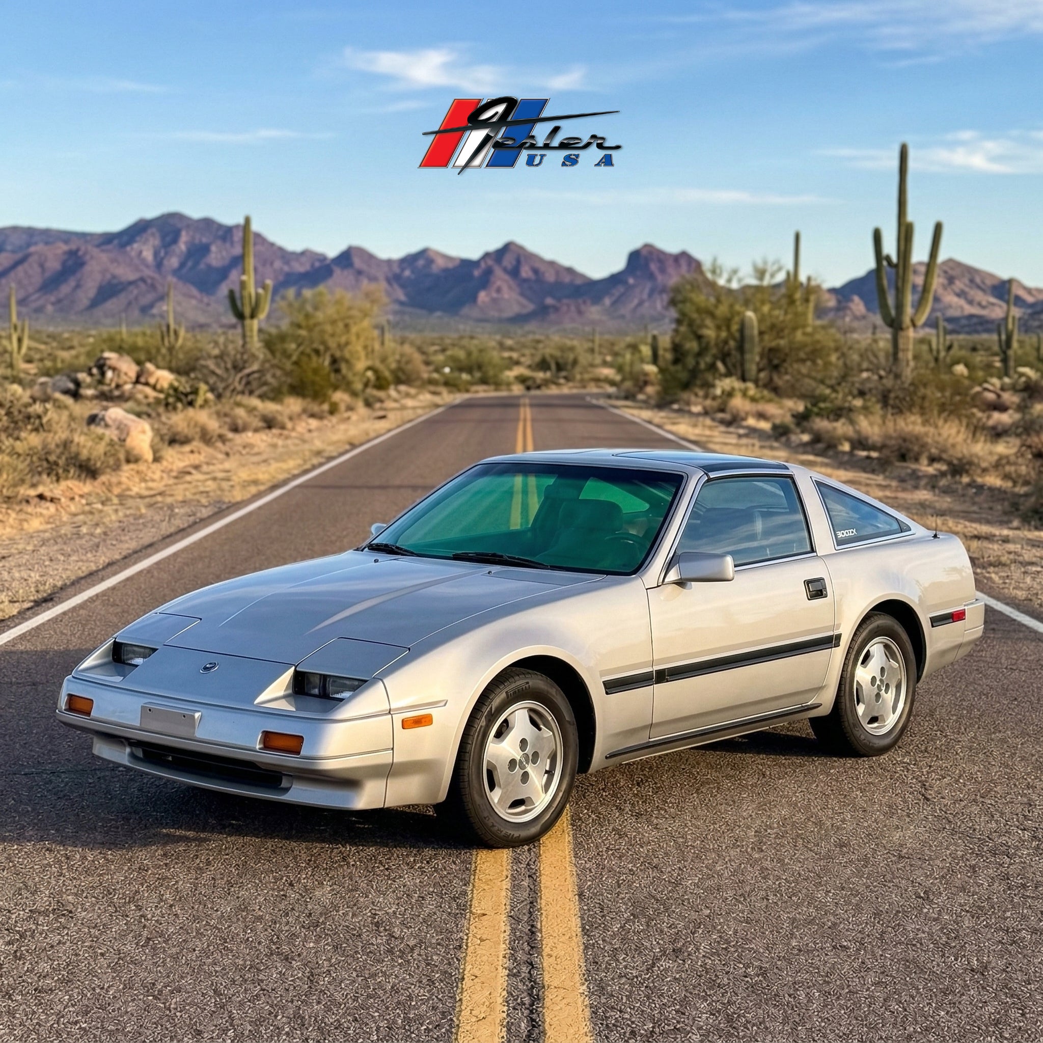 1984-1990 Nissan 300ZX Z31 Windshield | Pilkington OEM Green Tint