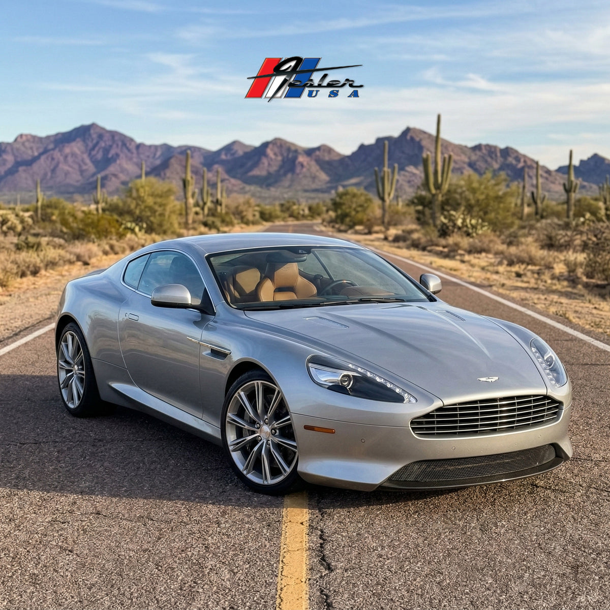 2013-2016 Aston Martin DB9 OEM replacement windshield by Pilkington