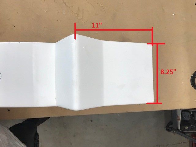 1966-67 NOVA FIBERGLASS CONSOLE
