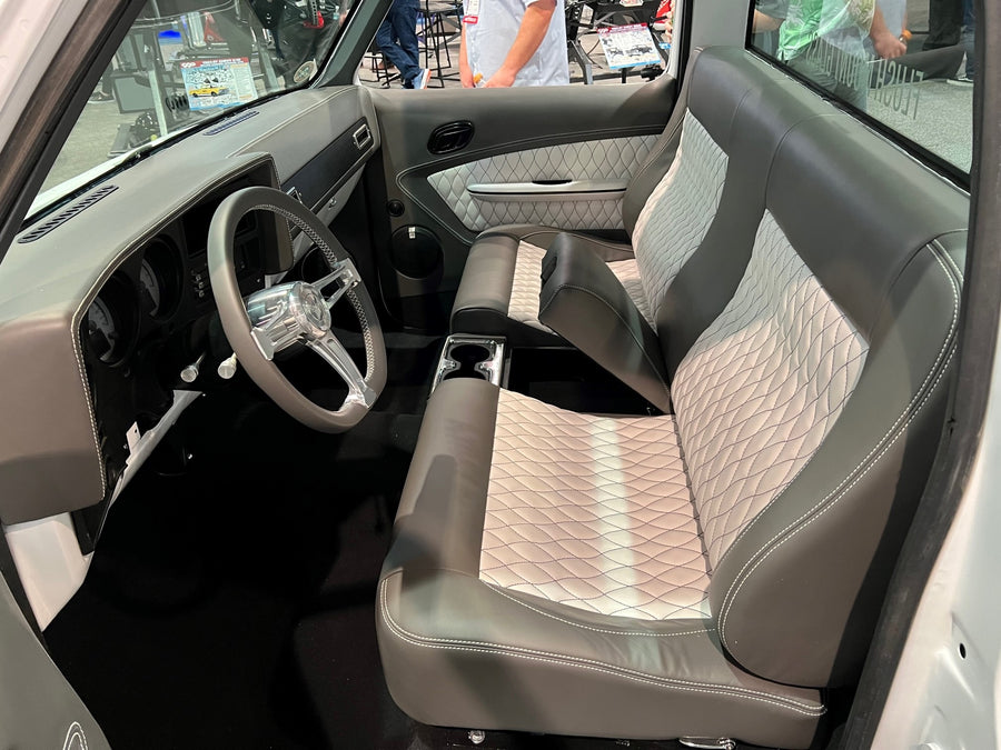 Complete Fesler interior in a squarebody truck